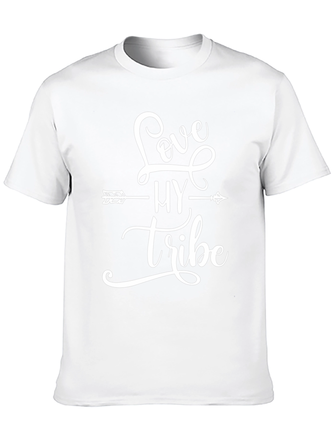 Love My Tribe Graphic T-Shirt - Casual Cotton Tee