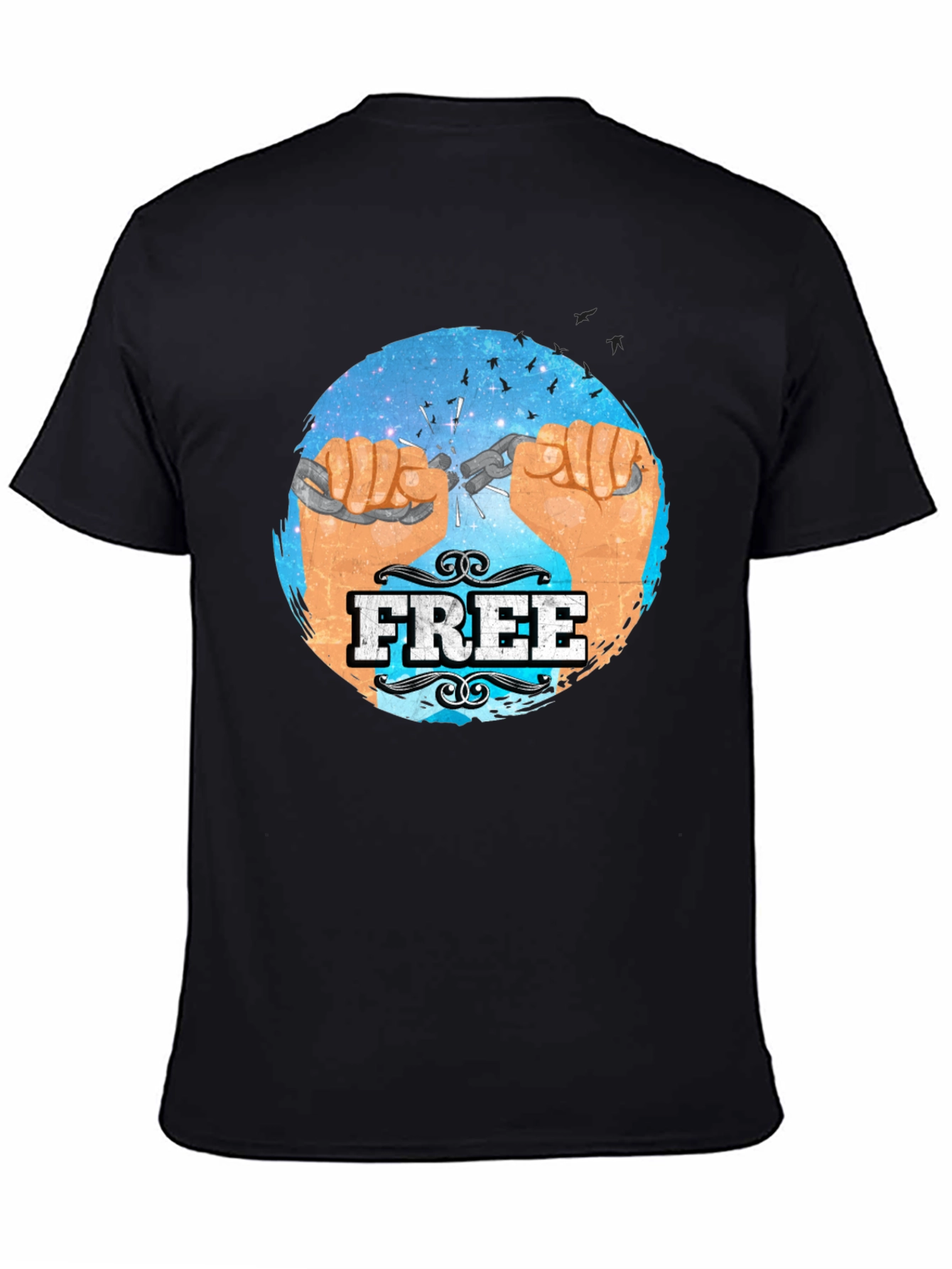 Free Breaking Chains Graphic T-Shirt