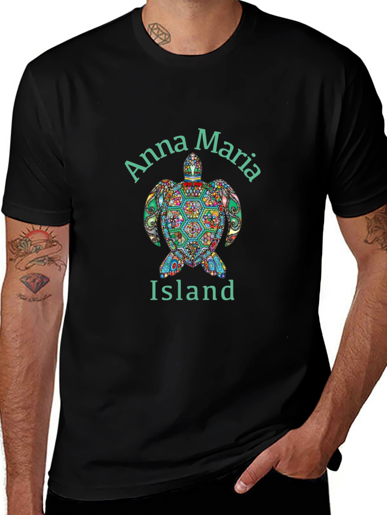 Anna Maria Island Turtle Graphic Tee
