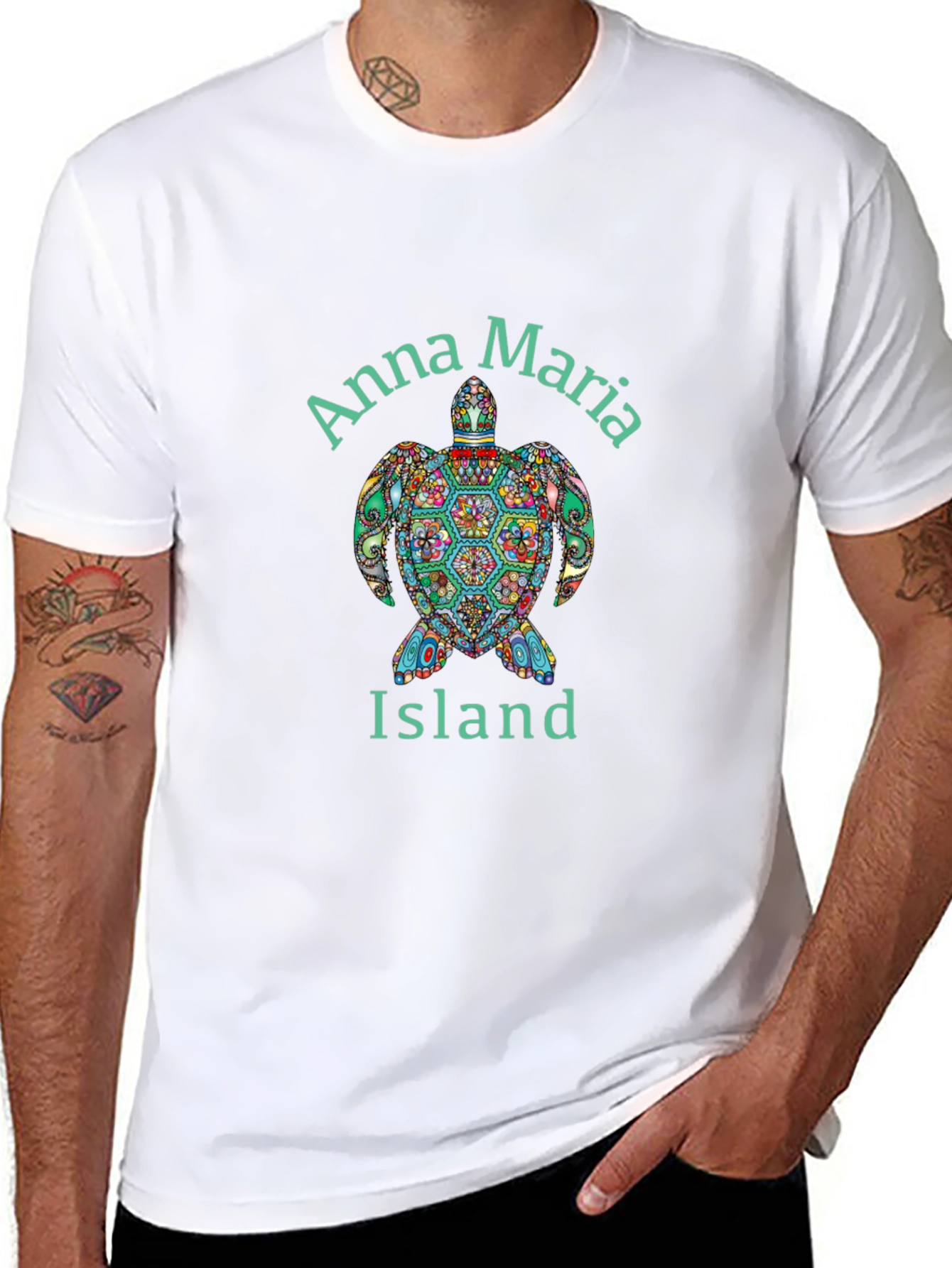 Anna Maria Island Turtle Graphic Tee