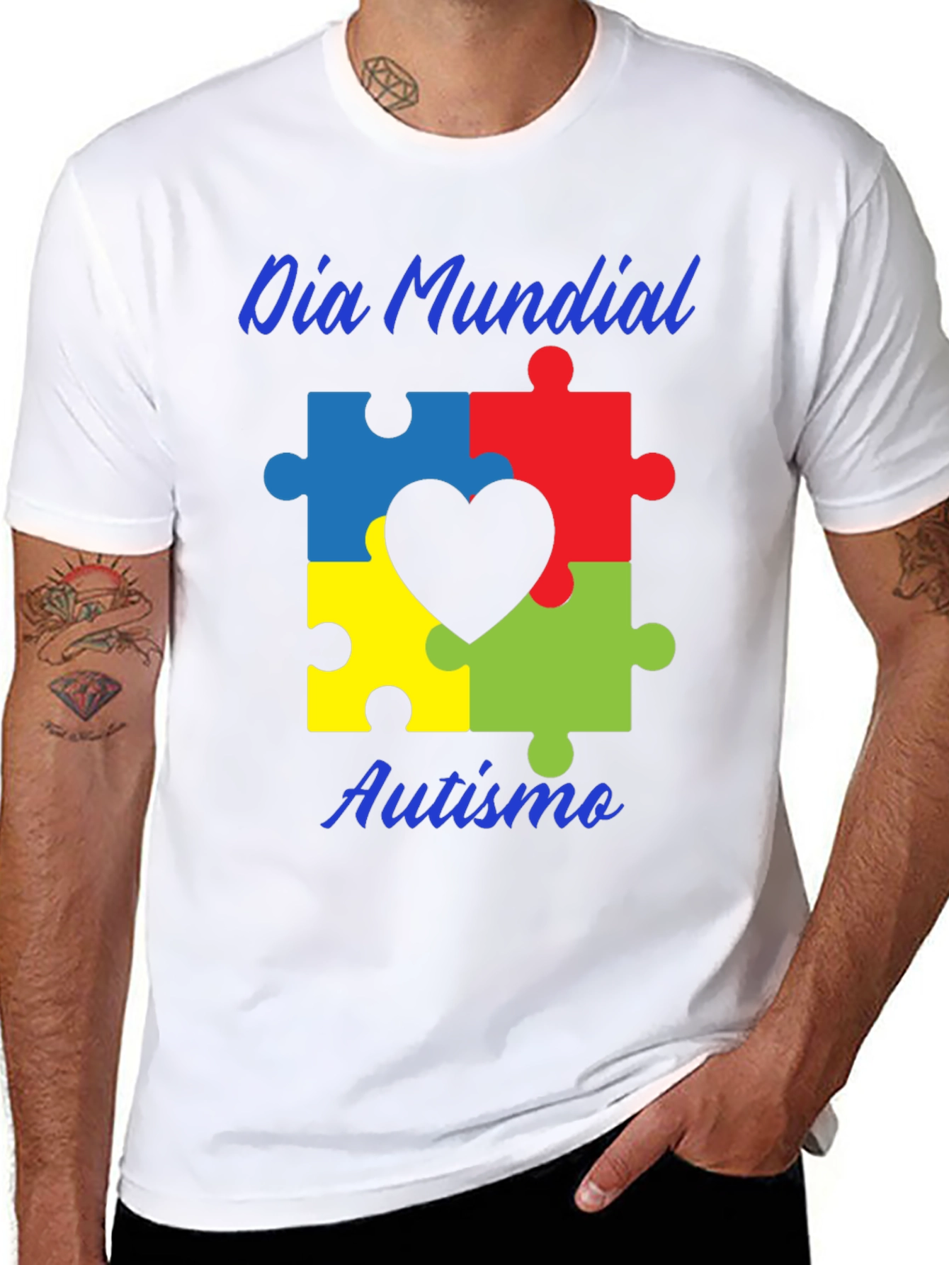 Autism Awareness T-Shirt - Dia Mundial Autismo