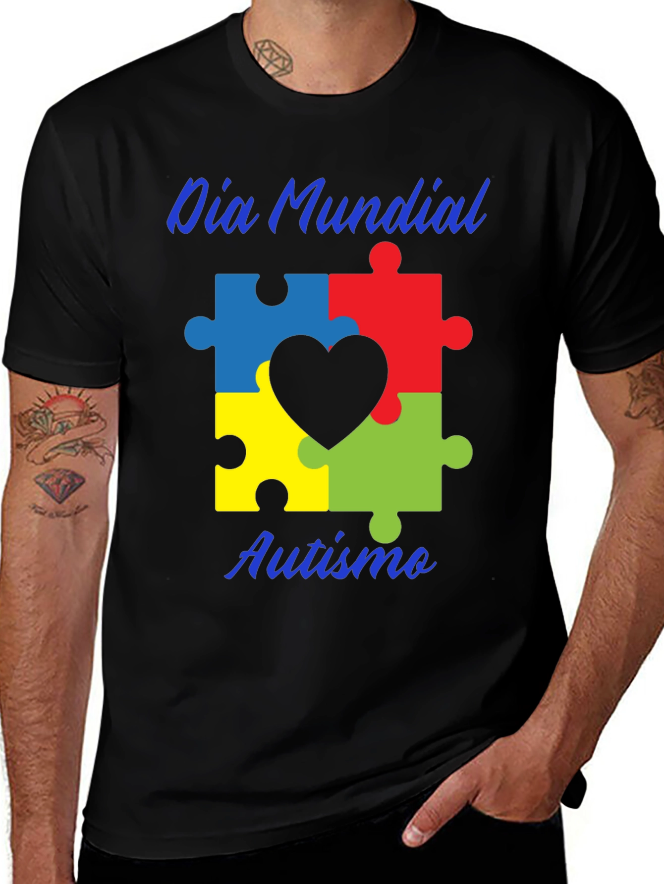 Autism Awareness T-Shirt - Dia Mundial Autismo
