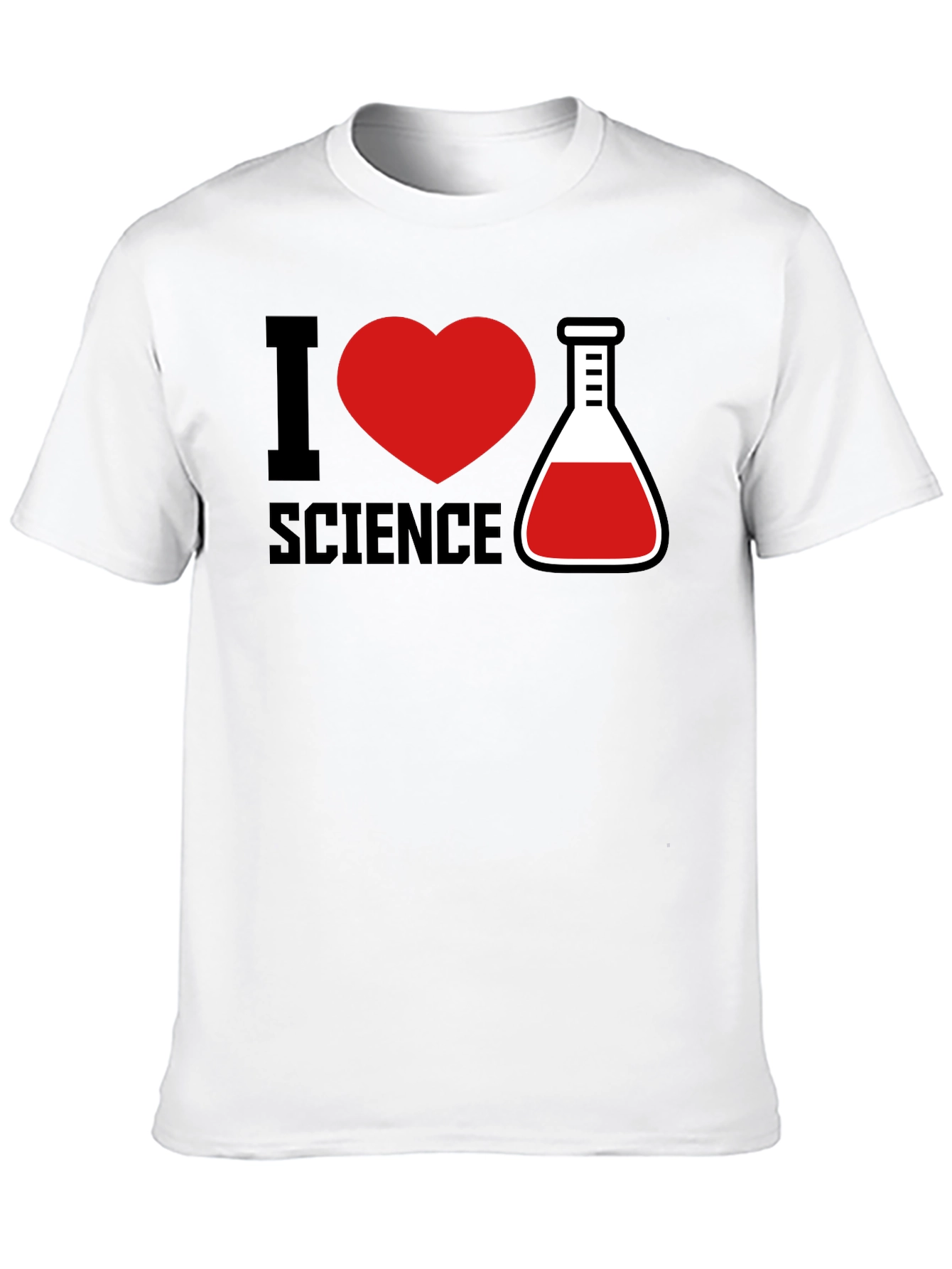 I Love Science T-Shirt Lab Beaker Graphic Tee