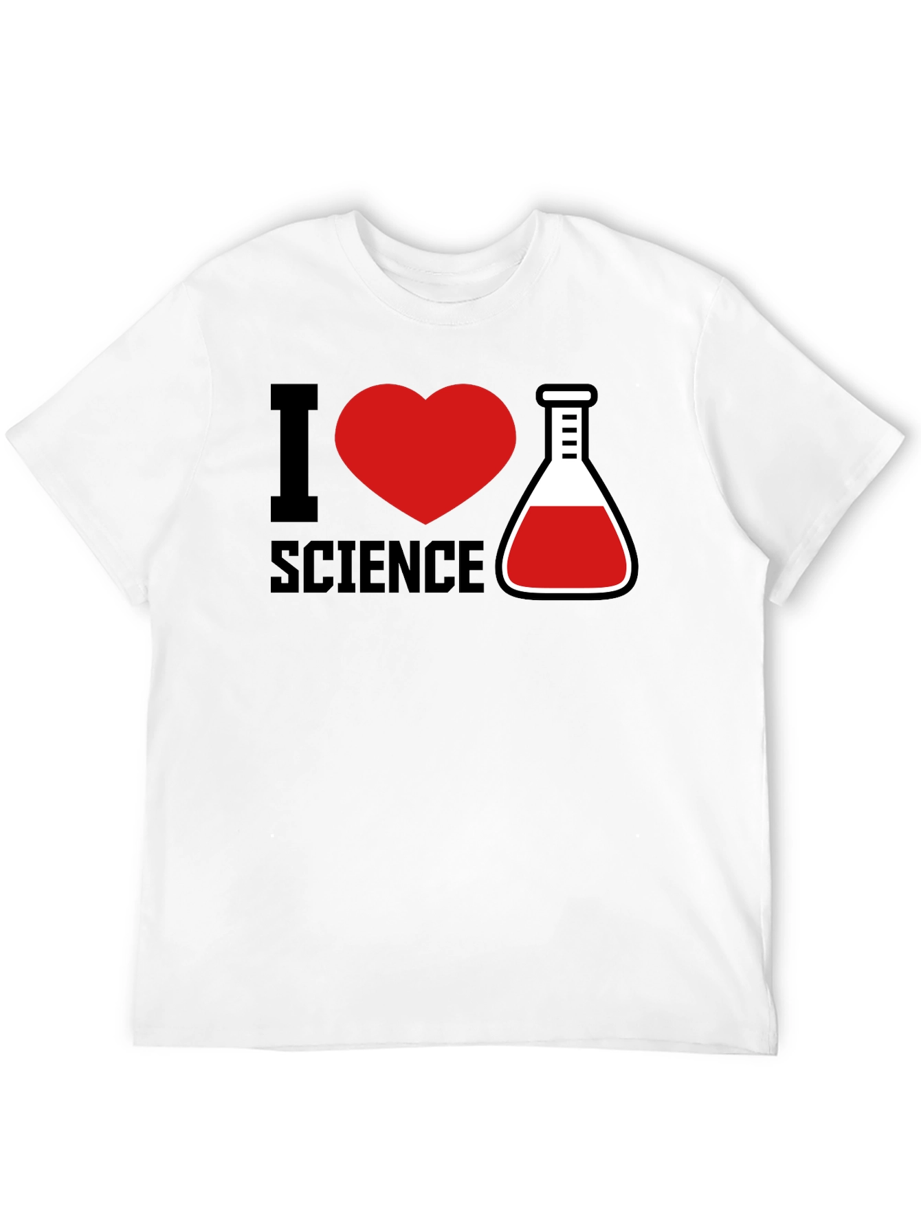 I Love Science T-Shirt Lab Beaker Graphic Tee