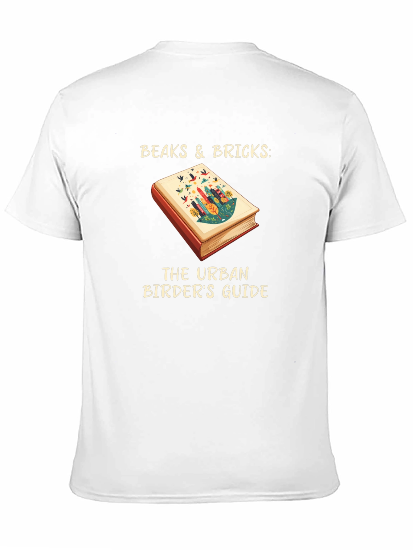 Urban Birders Guide T-Shirt - Beaks & Bricks Design