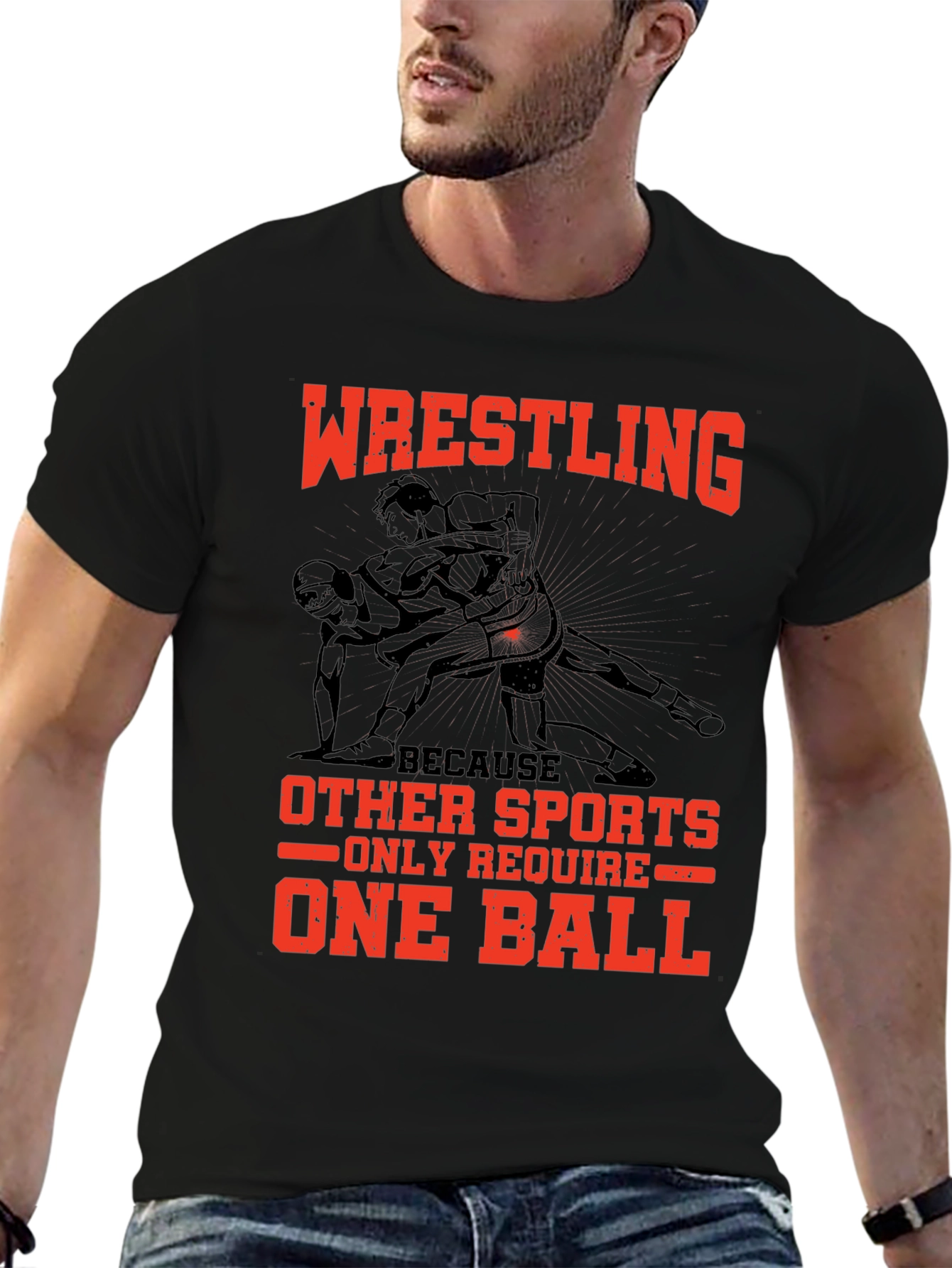 Wrestling Humor T-Shirt - One Ball Sports