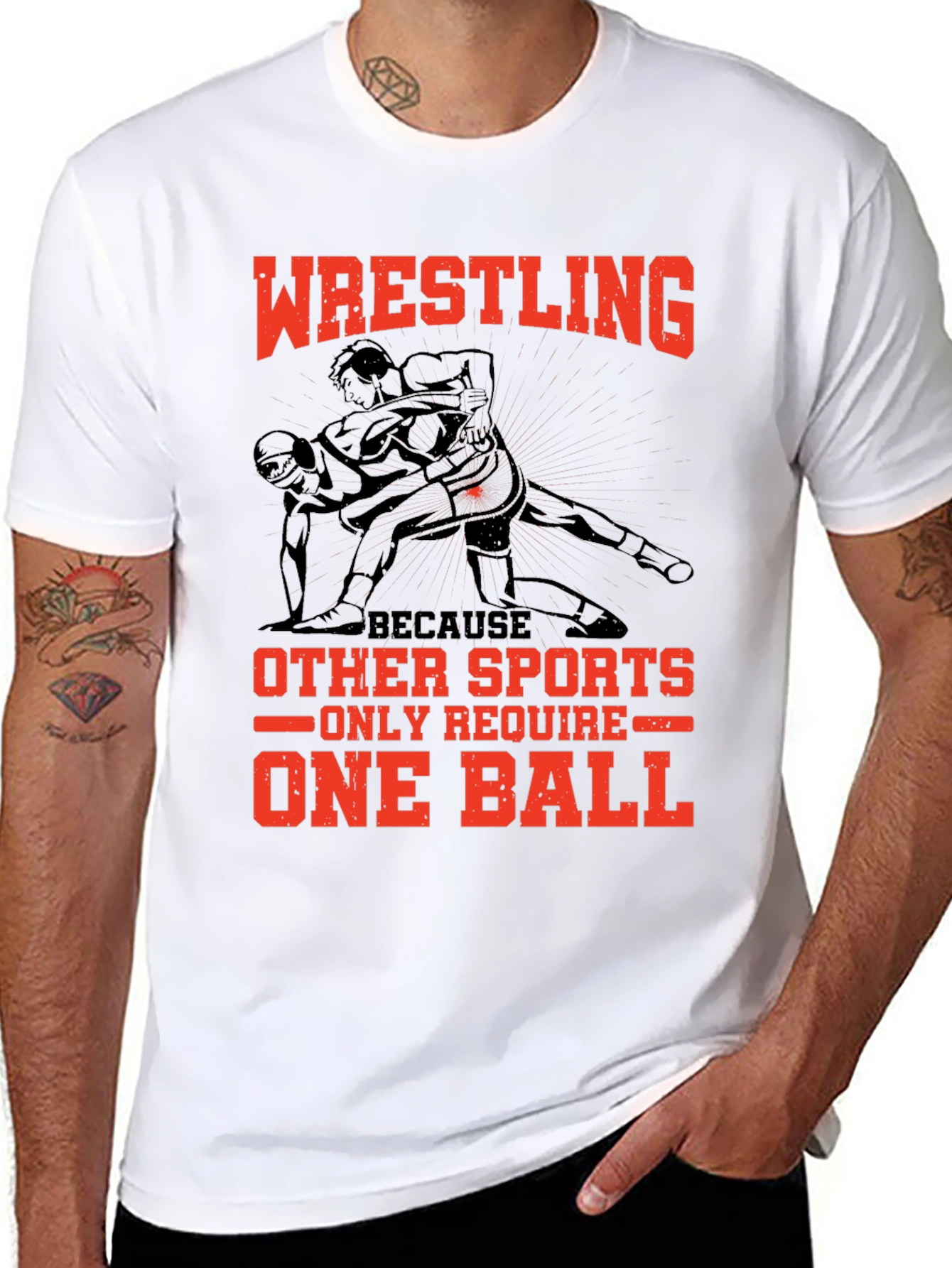 Wrestling Humor T-Shirt - One Ball Sports