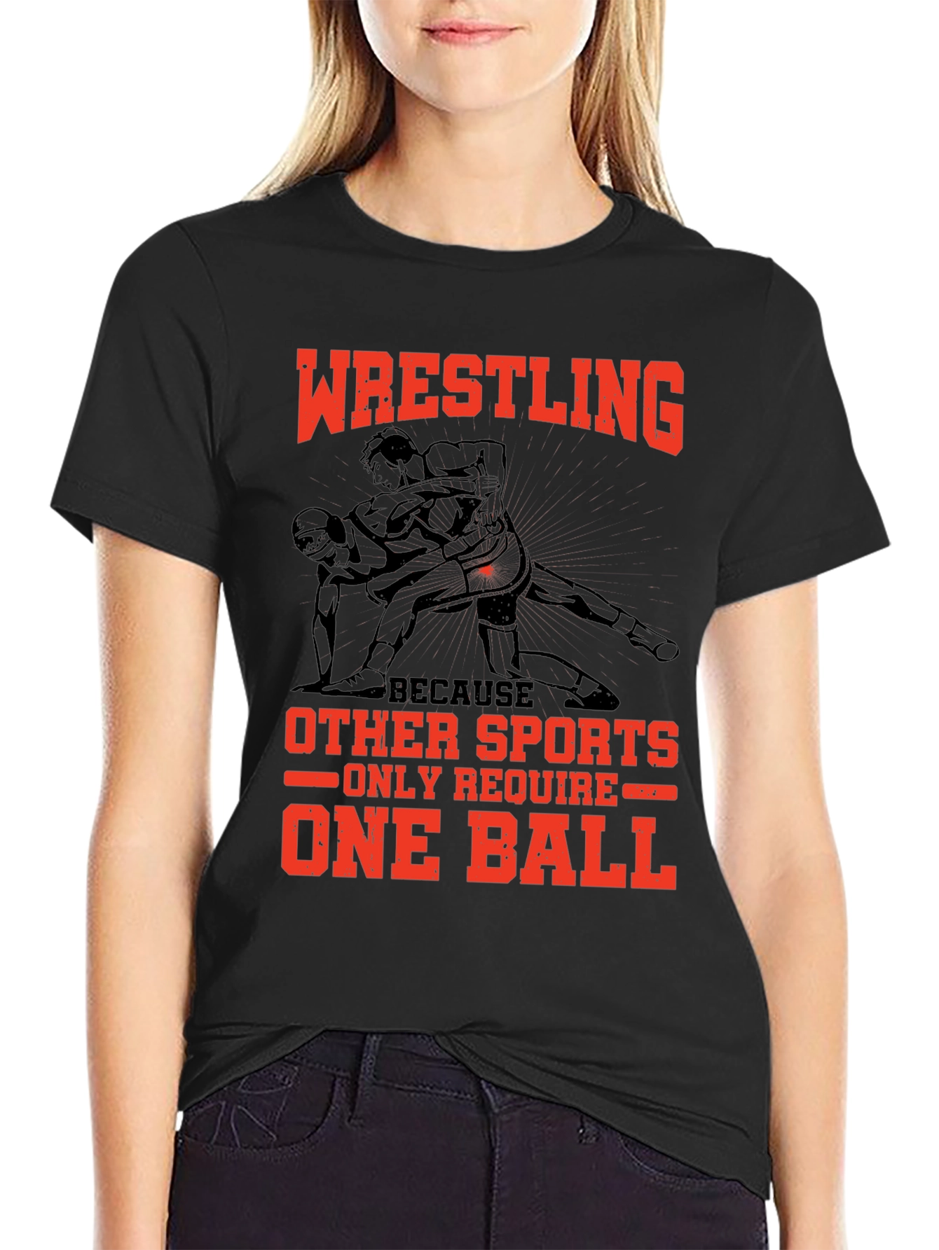 Wrestling Humor T-Shirt - One Ball Sports