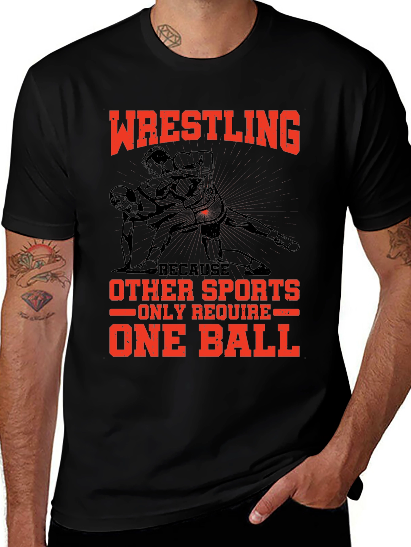 Wrestling Humor T-Shirt - One Ball Sports