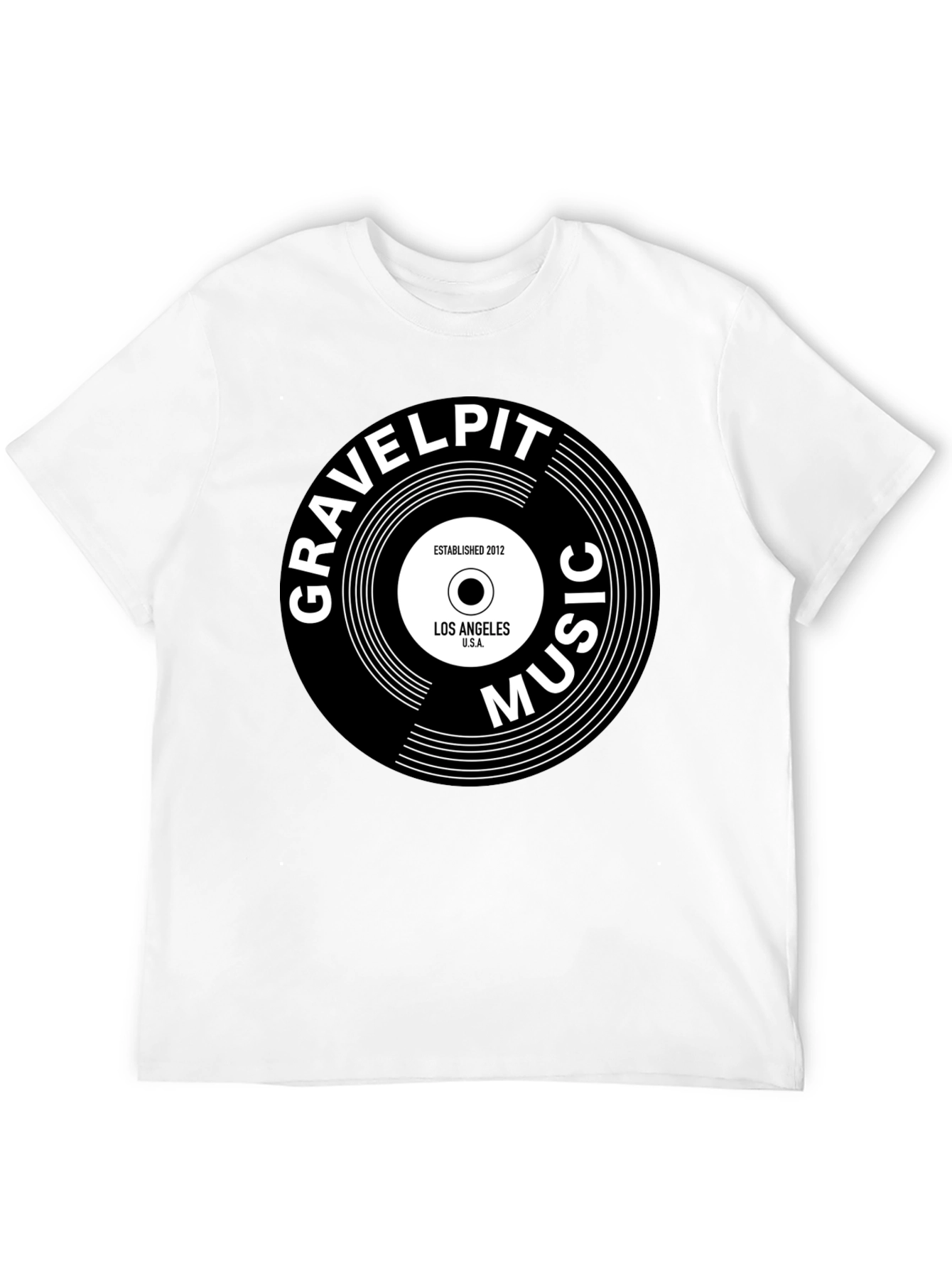 Gravelpit Music Black T-Shirt