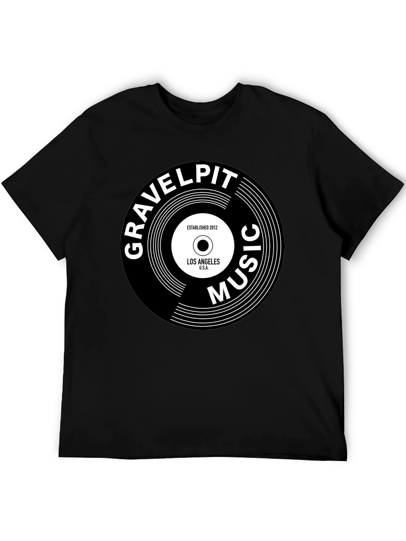 Gravelpit Music Black T-Shirt