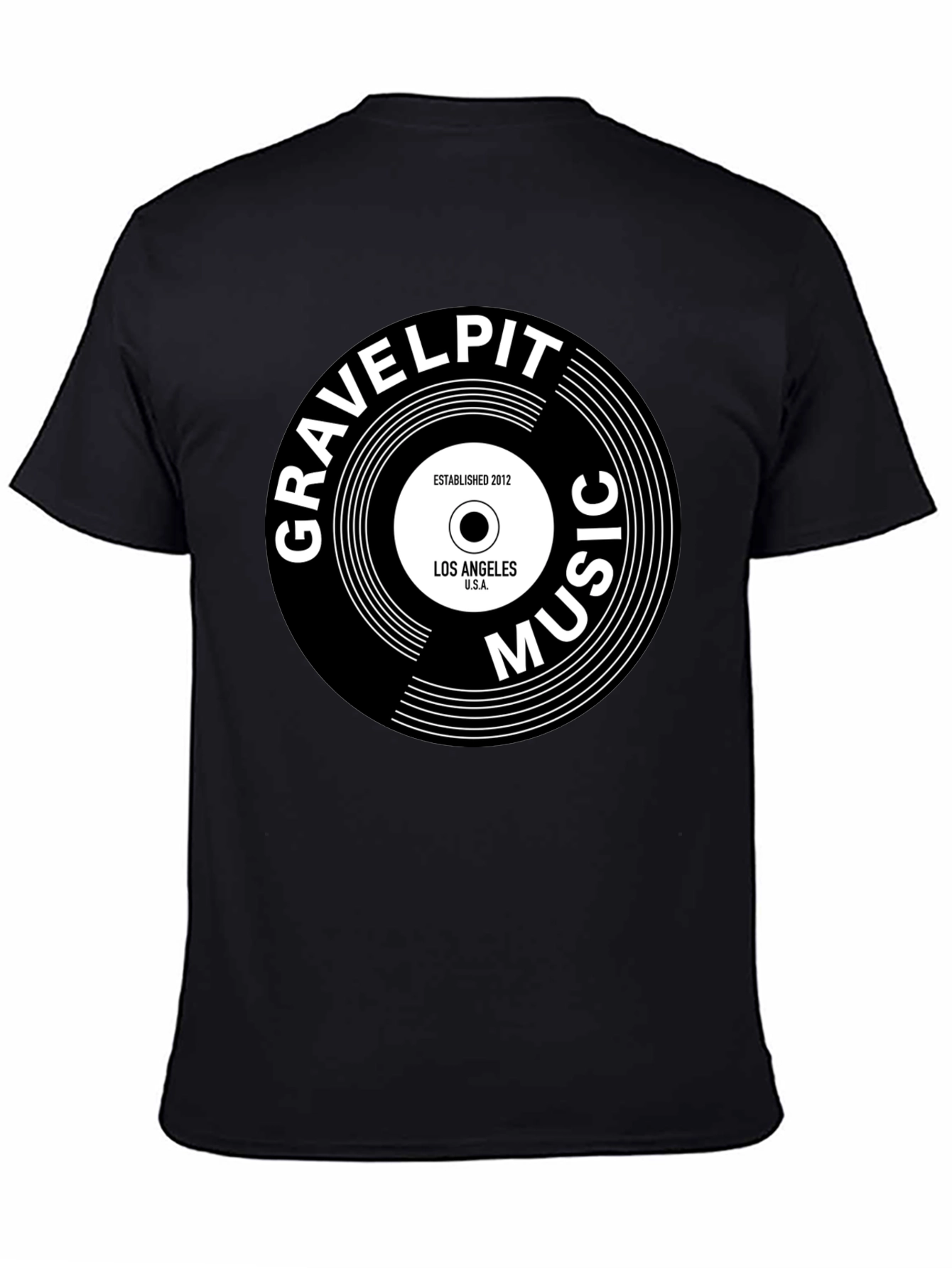 Gravelpit Music Black T-Shirt