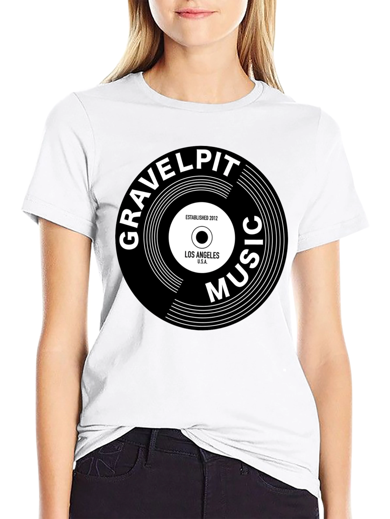 Gravelpit Music Black T-Shirt