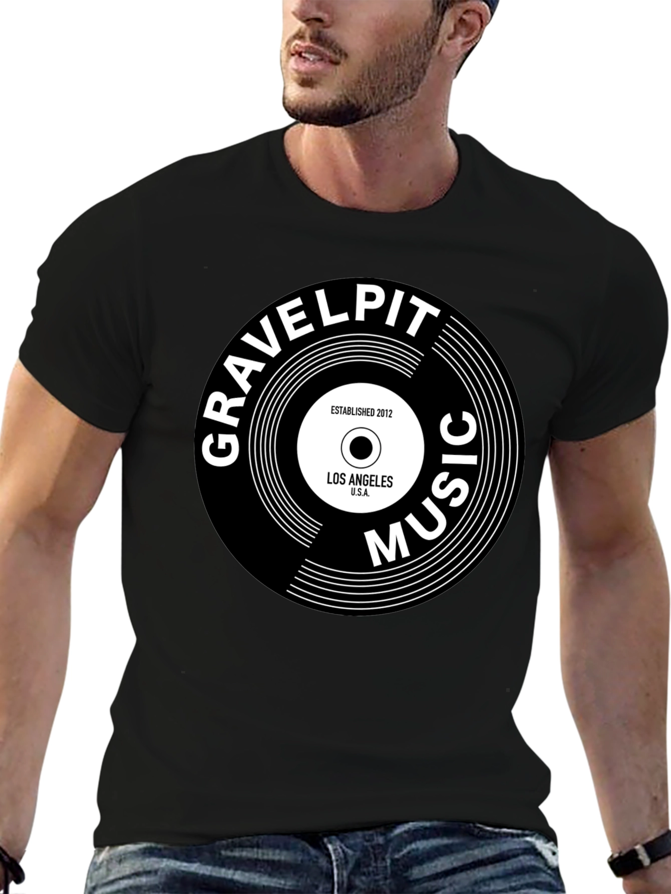 Gravelpit Music Black T-Shirt