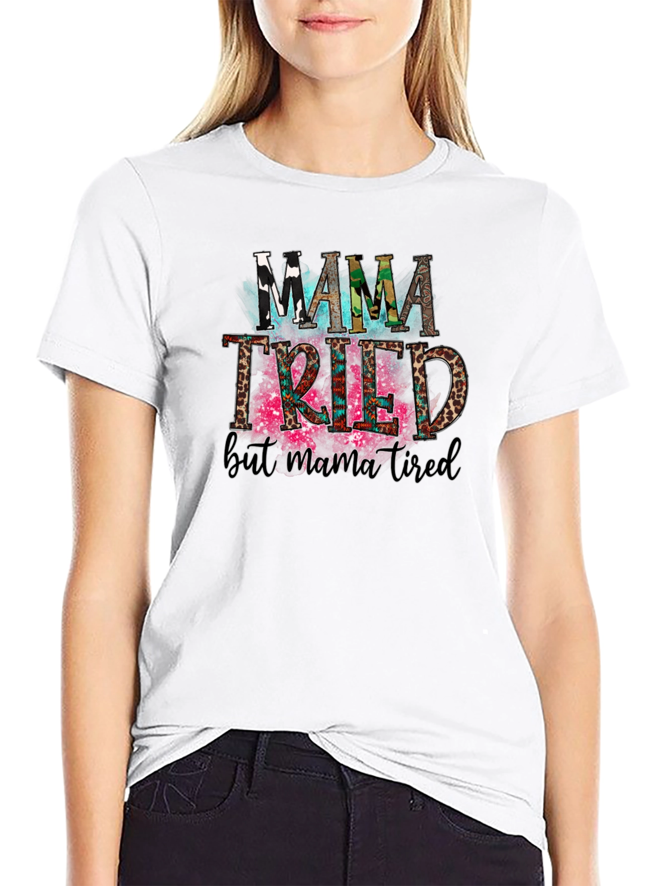 Mama Tried & Tired Graphic Tee