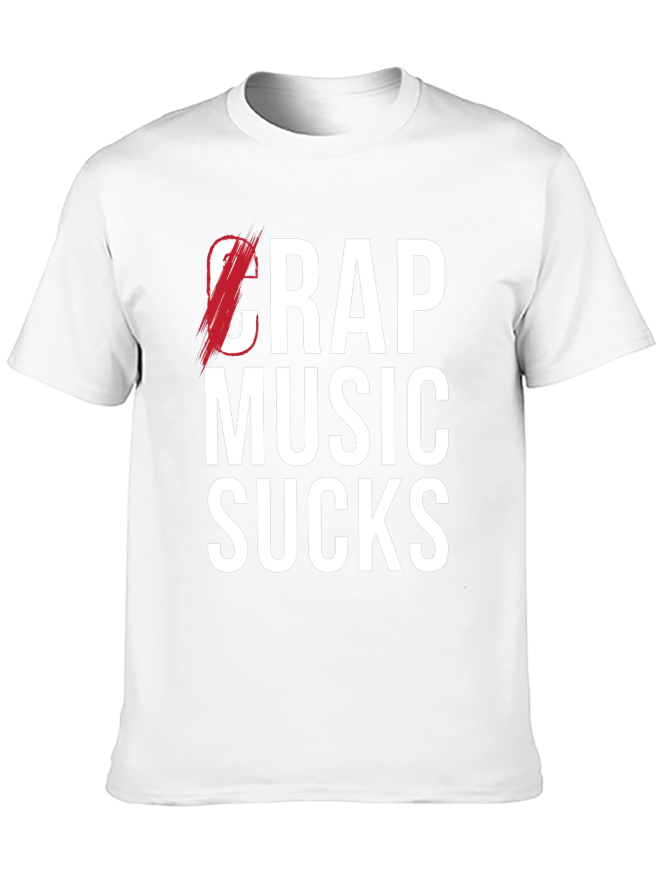 Crap Music Sucks Graphic Tee