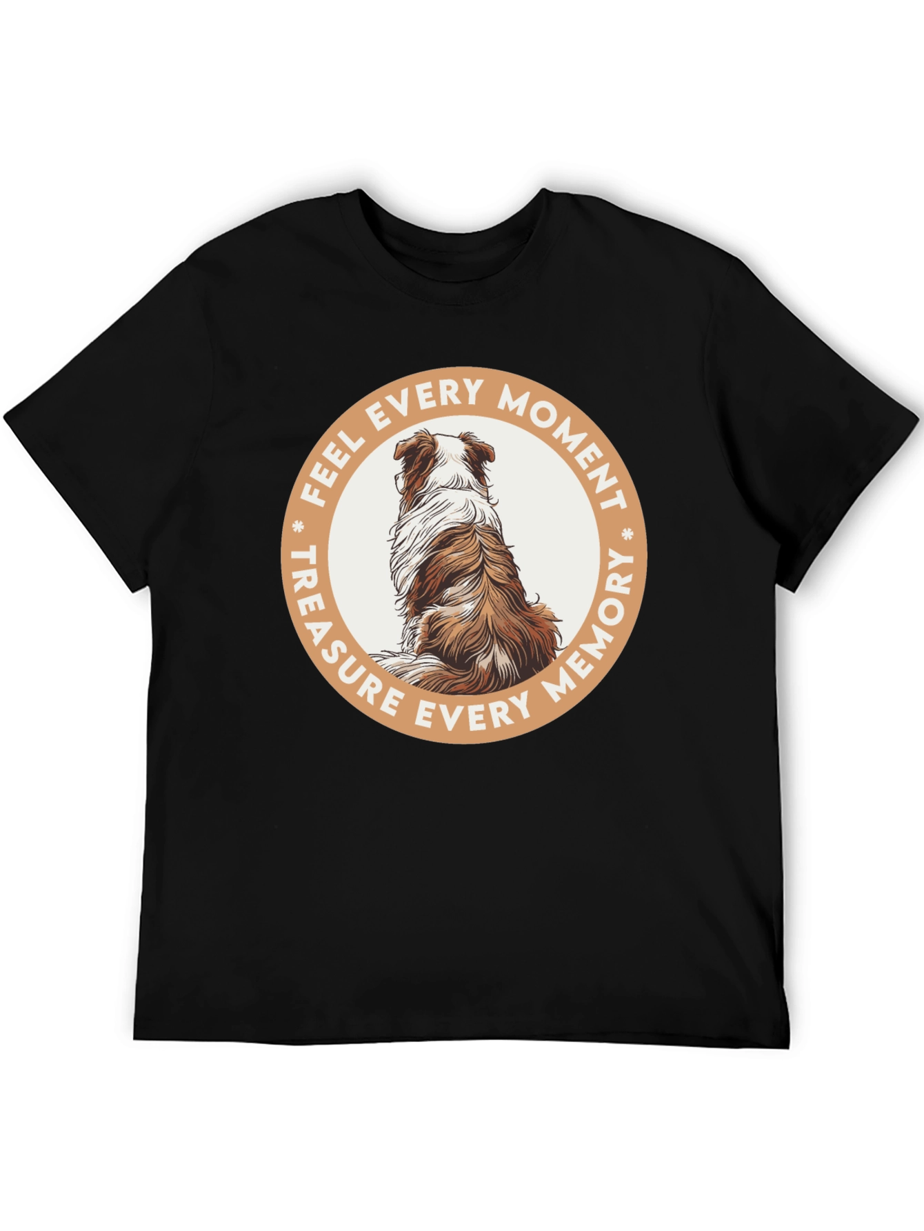 Feel Every Moment Dog Graphic Tee
