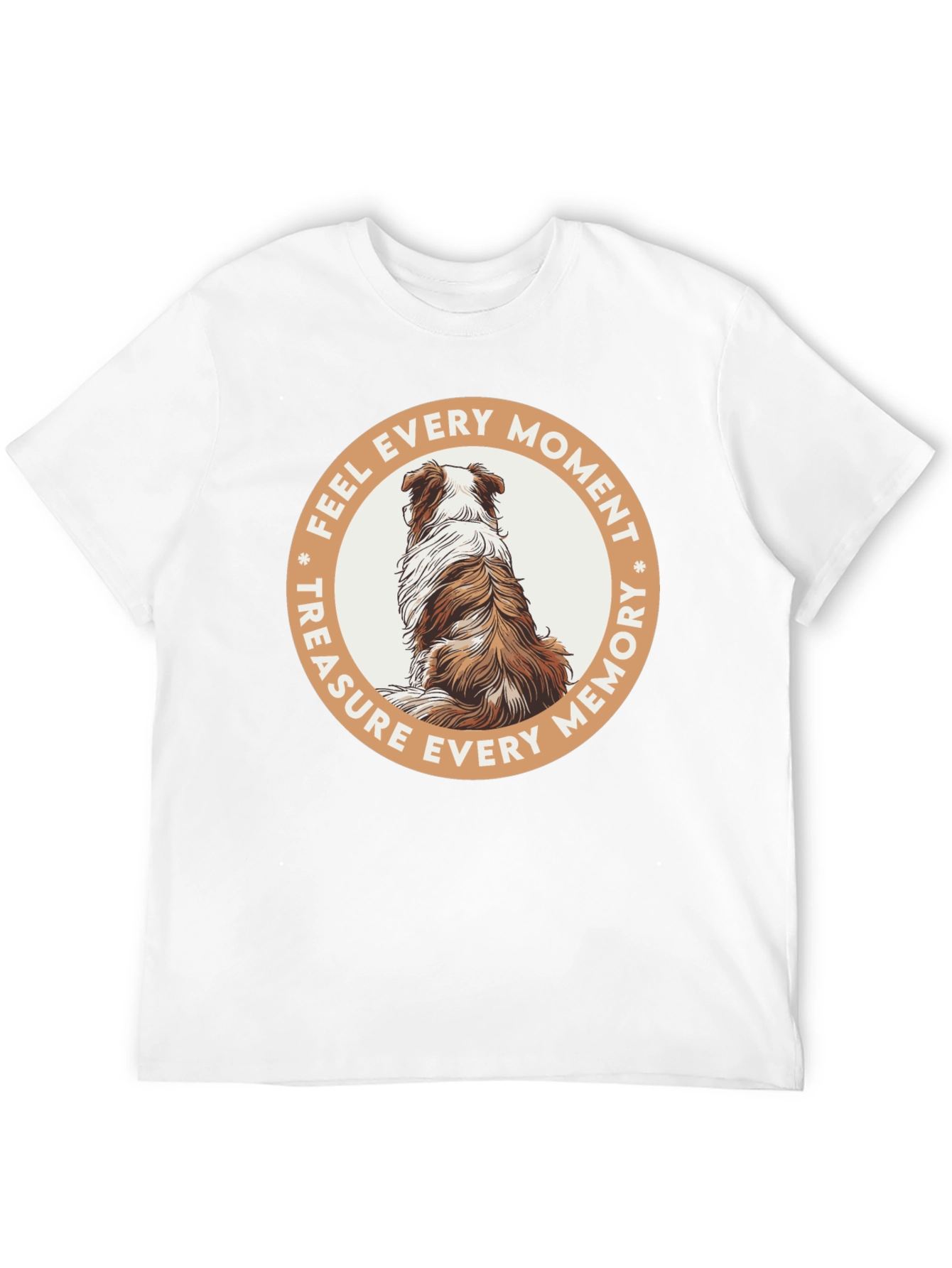 Feel Every Moment Dog Graphic Tee