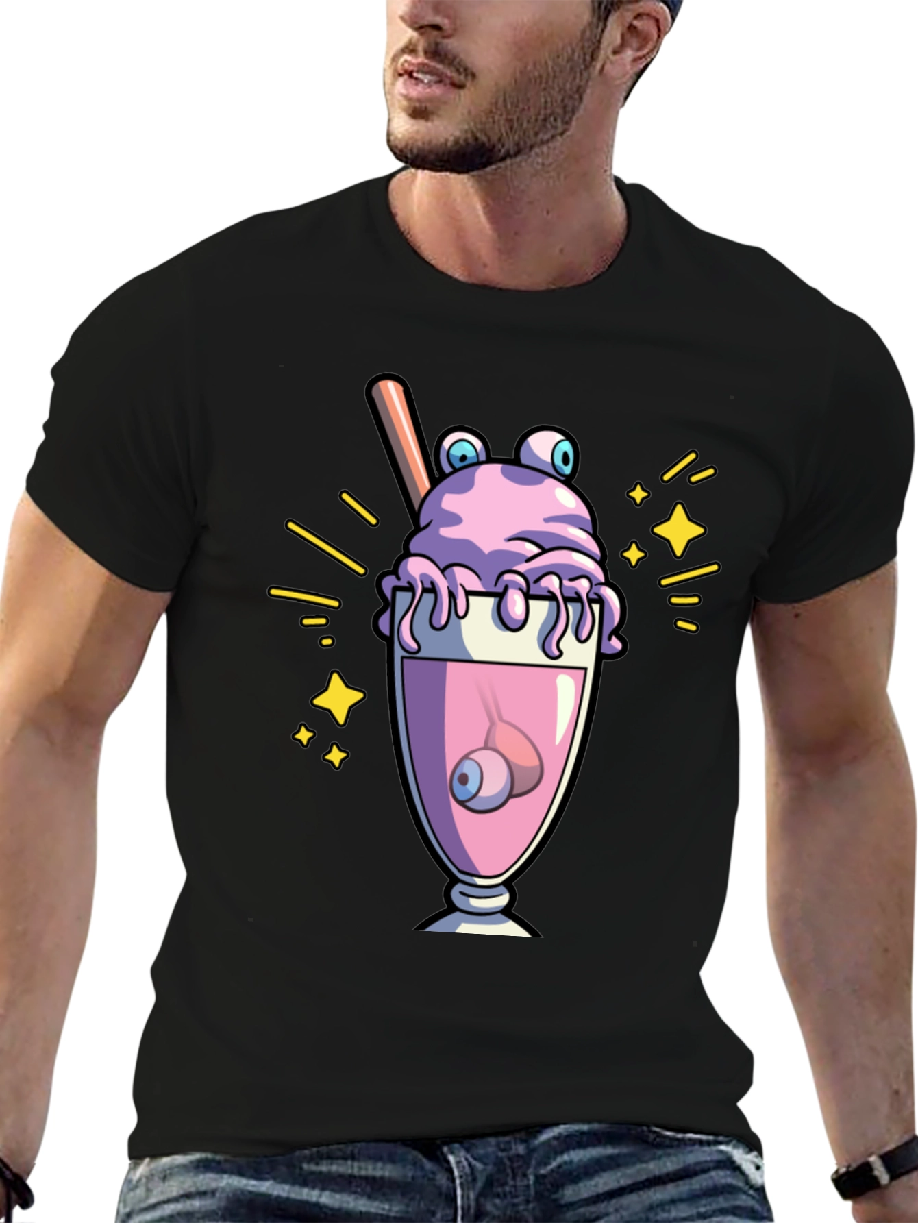 Eye Scream Graphic Tee - Spooky Fun