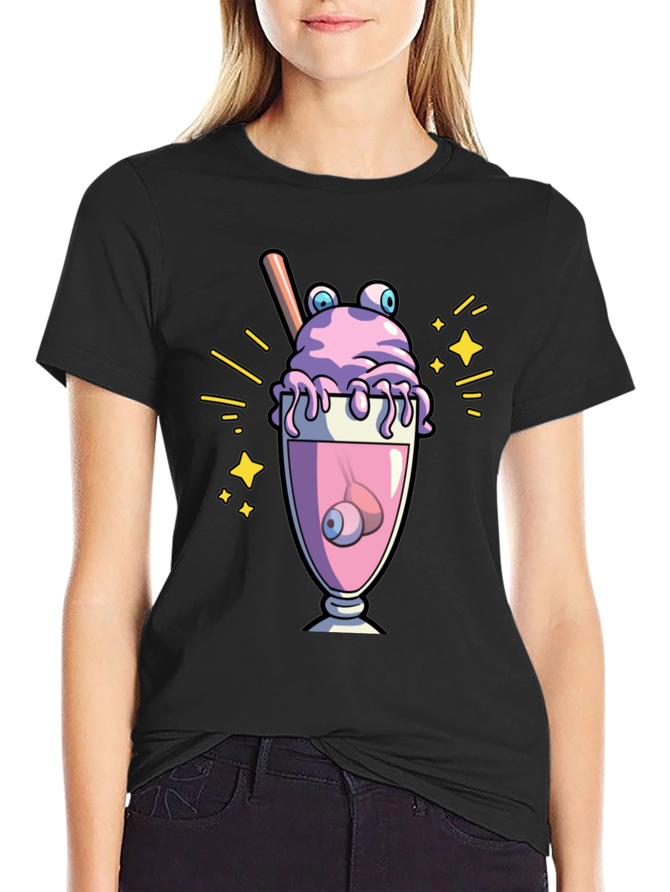 Eye Scream Graphic Tee - Spooky Fun