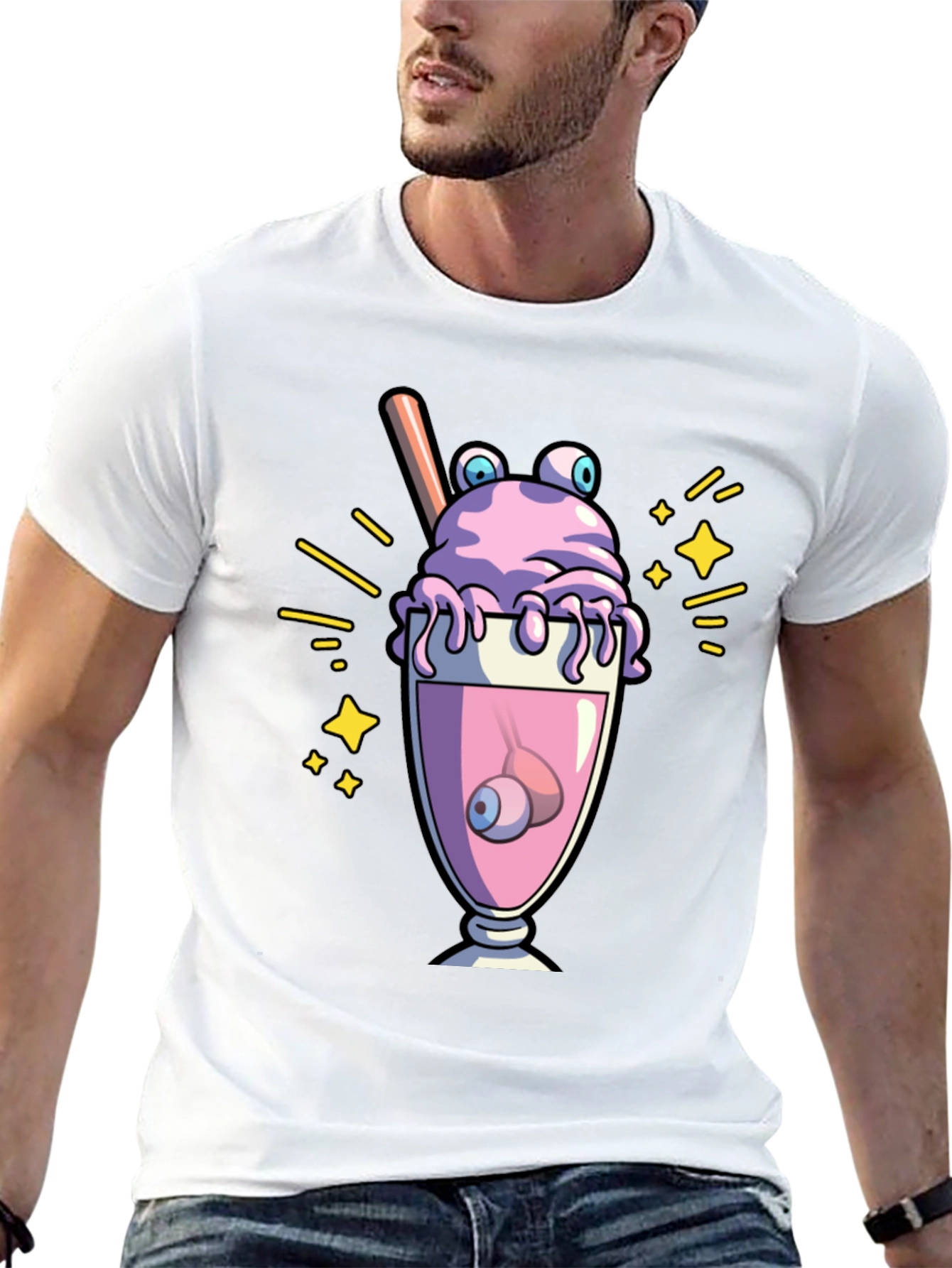 Eye Scream Graphic Tee - Spooky Fun