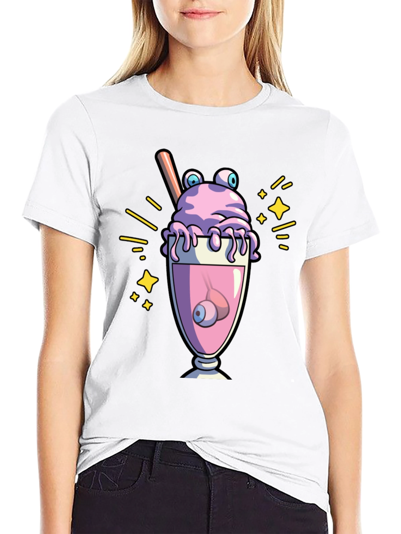 Eye Scream Graphic Tee - Spooky Fun