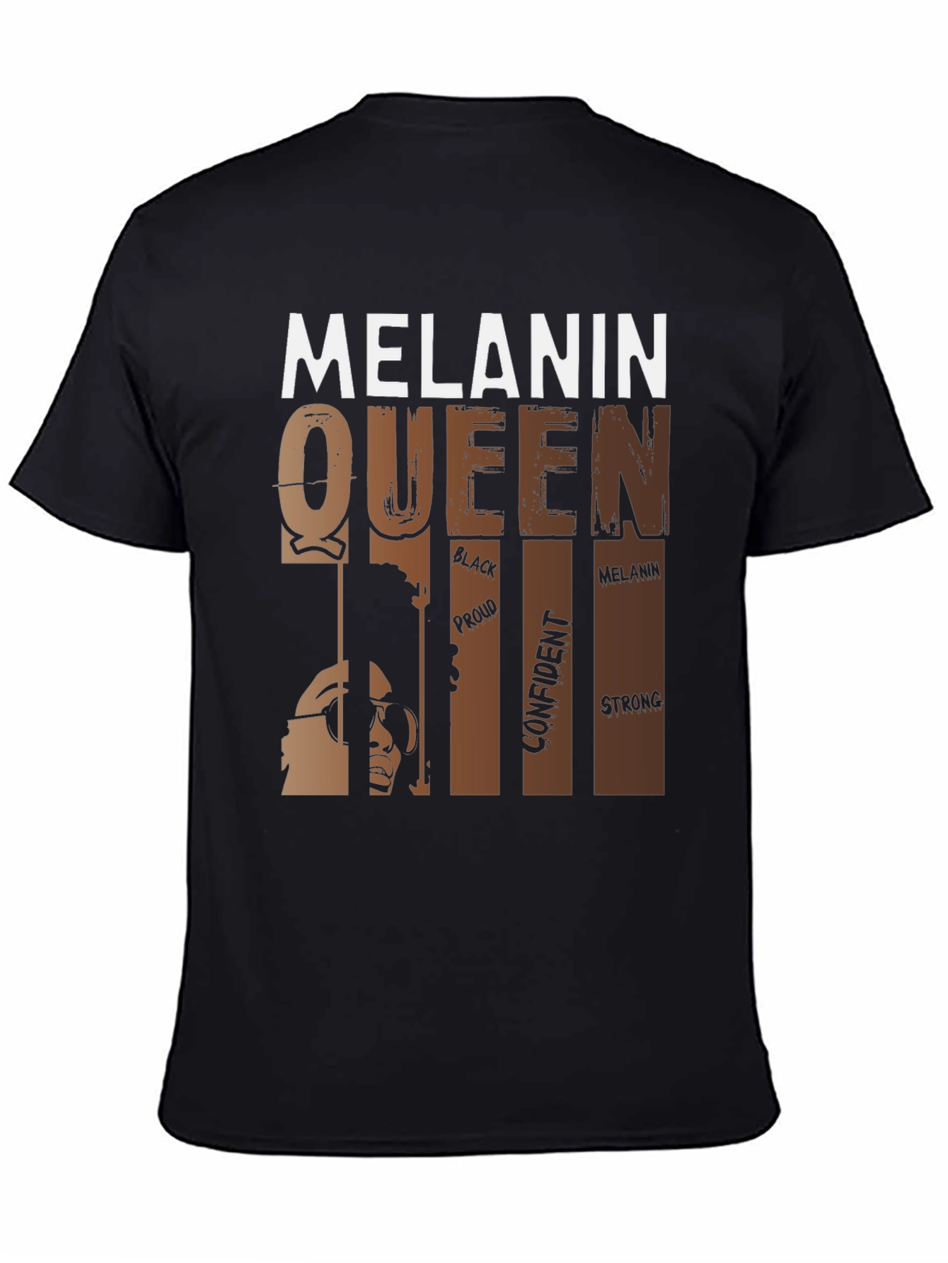 Melanin Queen Graphic Tee - Black Pride Shirt