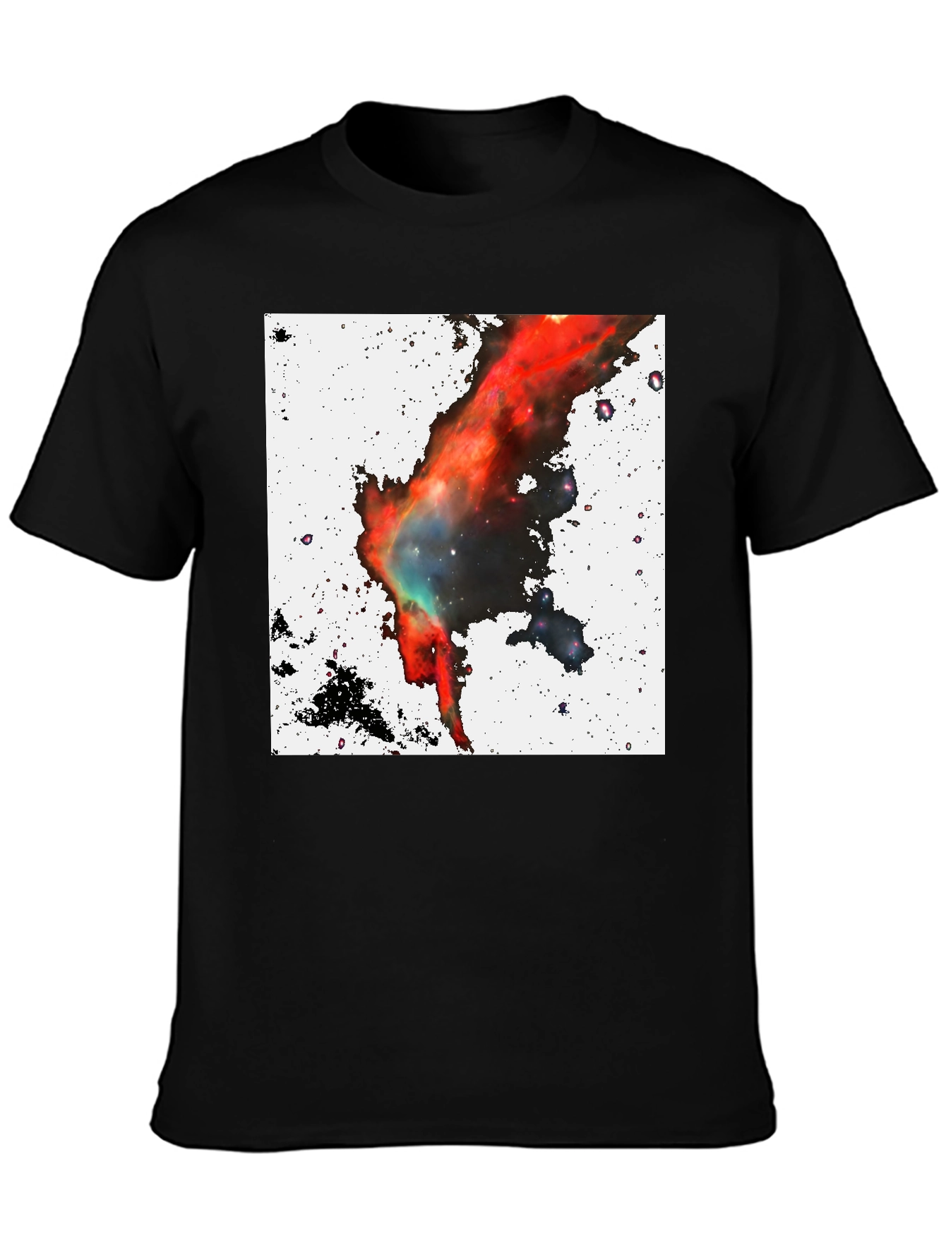 Nebula Graphic Black T-Shirt
