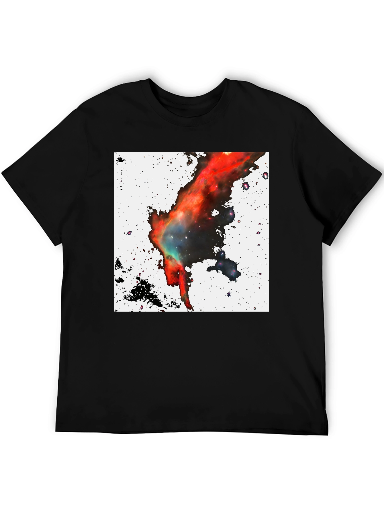 Nebula Graphic Black T-Shirt