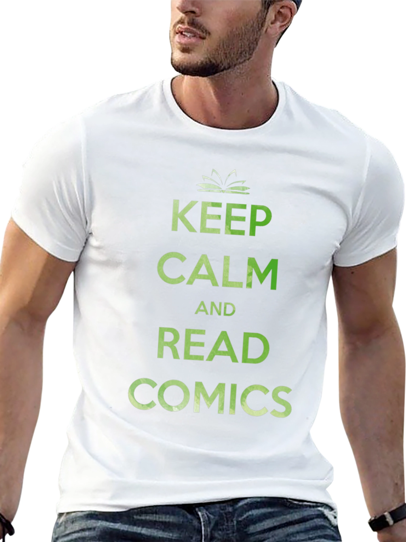 Keep Calm & Read Comics T-Shirt