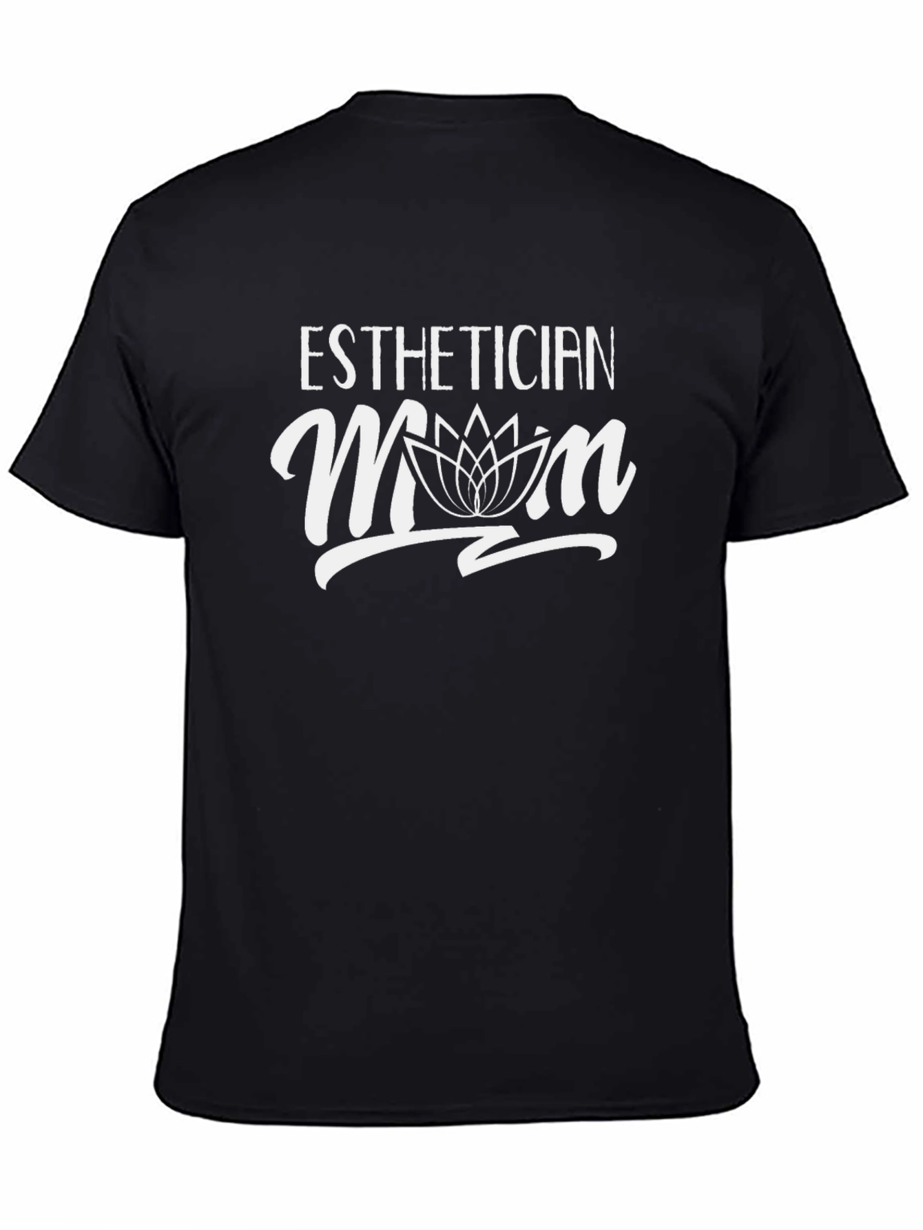 Esthetician Mom Black T-Shirt