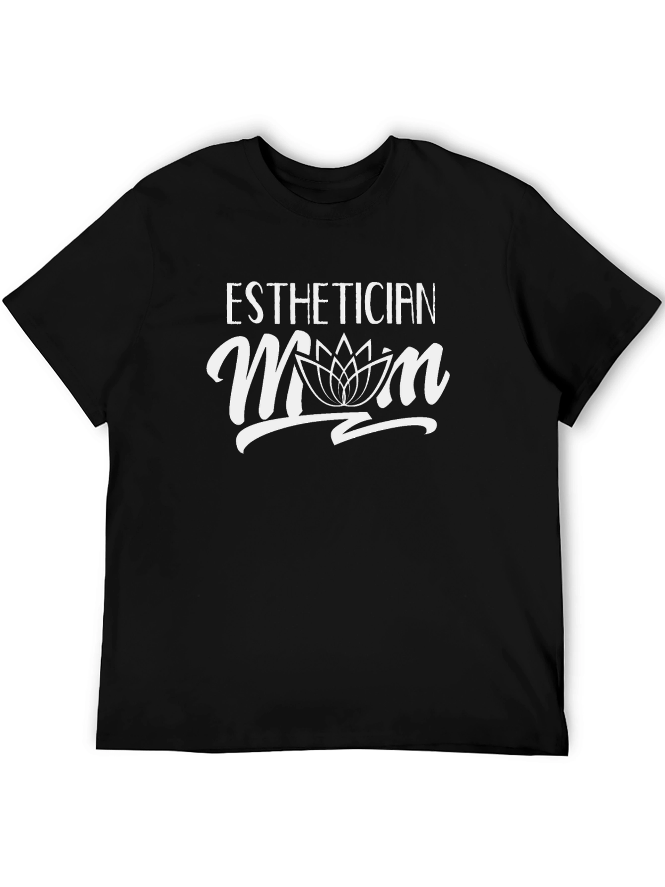 Esthetician Mom Black T-Shirt