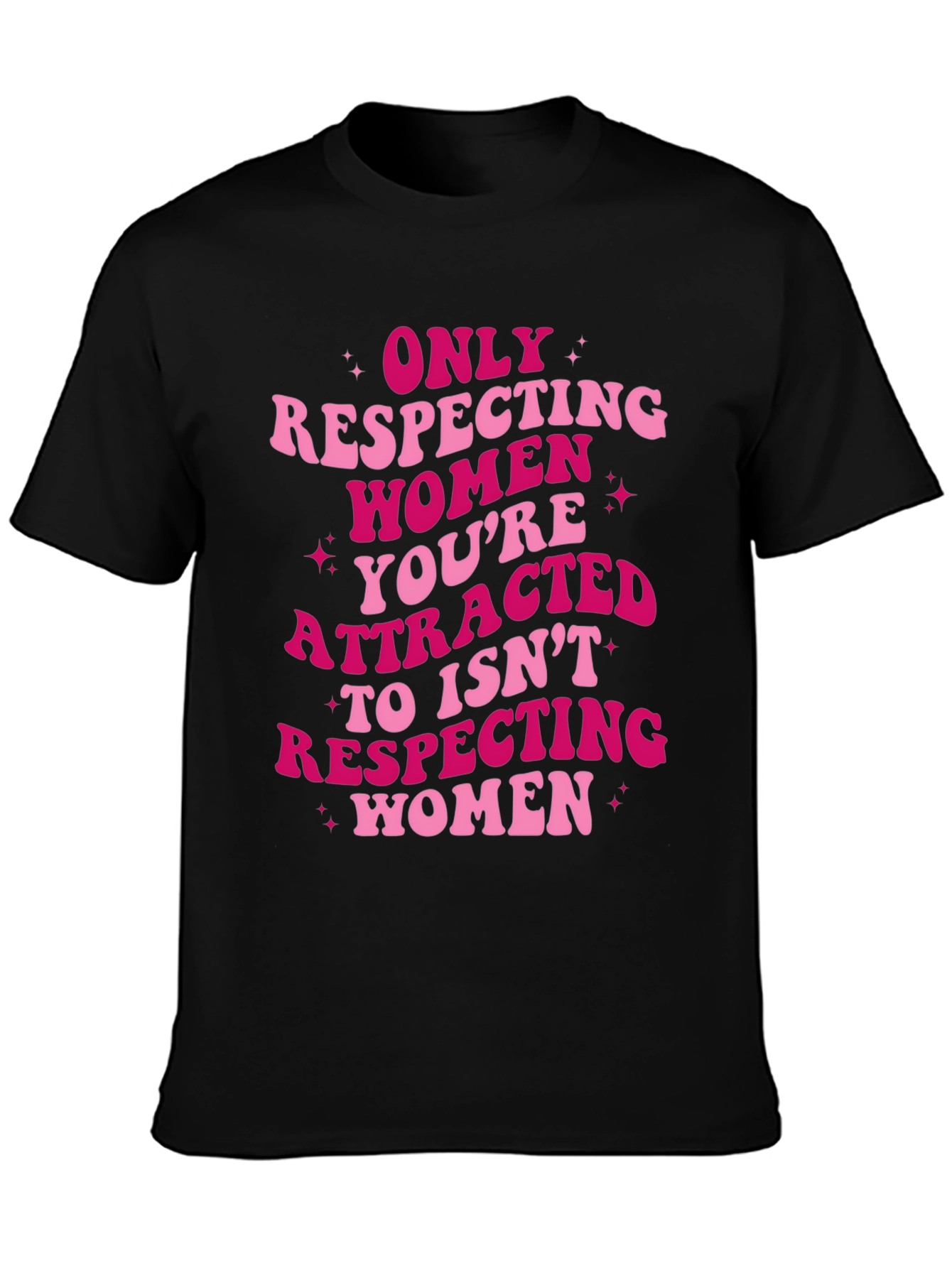 Respect Women Graphic Tee - Black