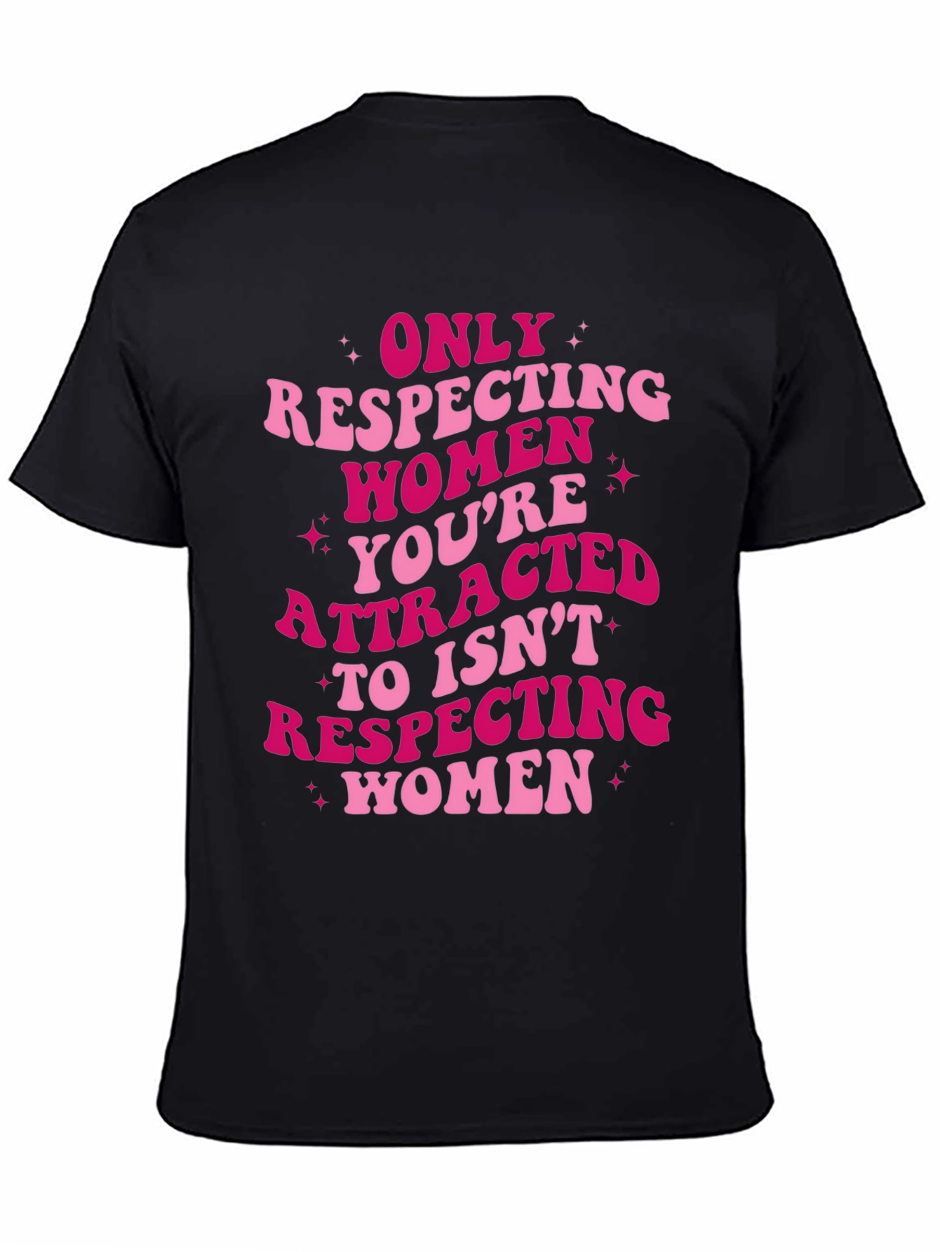 Respect Women Graphic Tee - Black