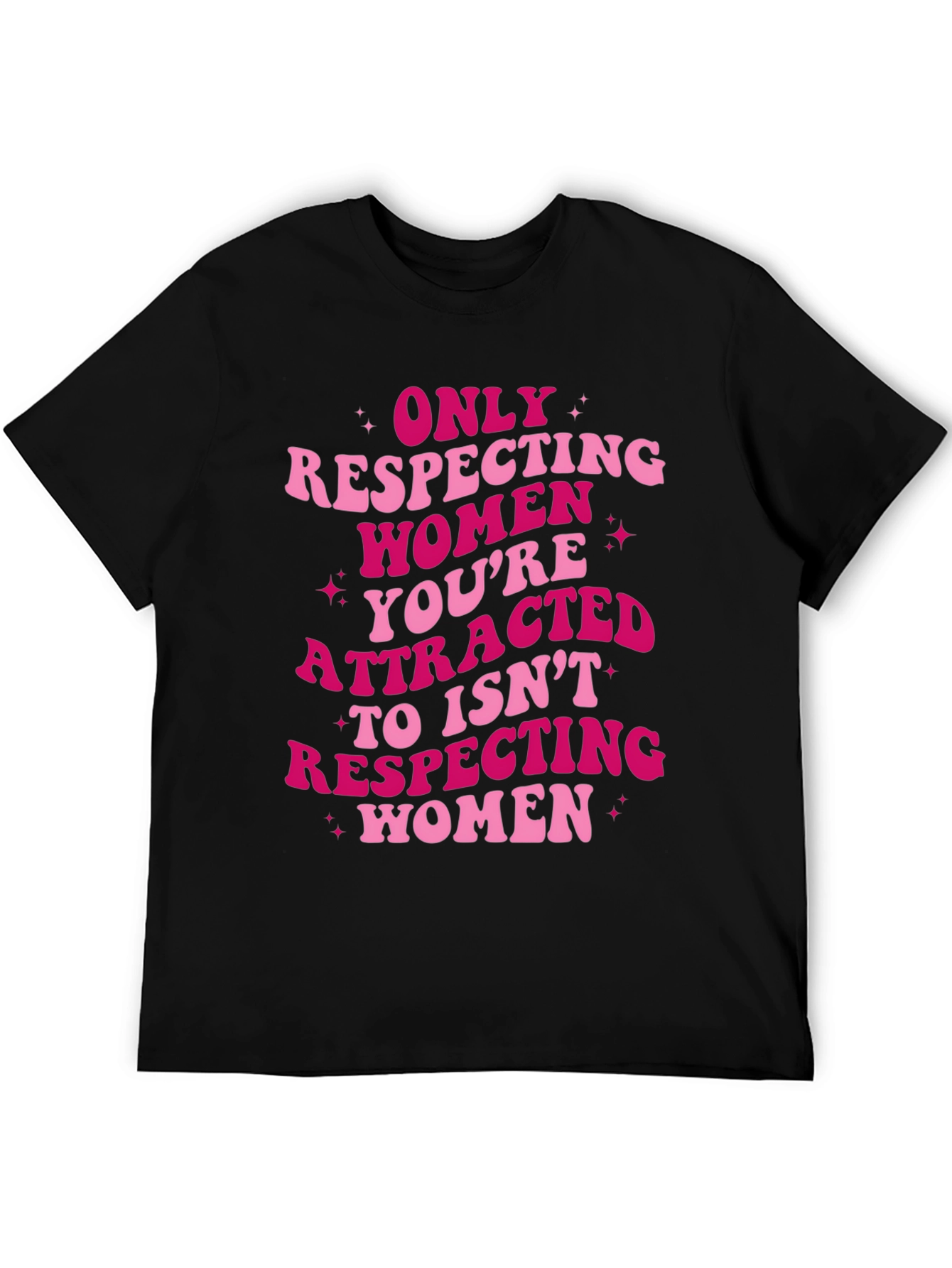 Respect Women Graphic Tee - Black