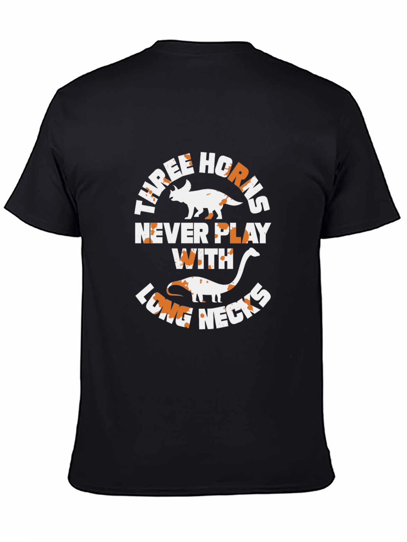 Dinosaur T-Shirt: Three Horns Long Necks Tee