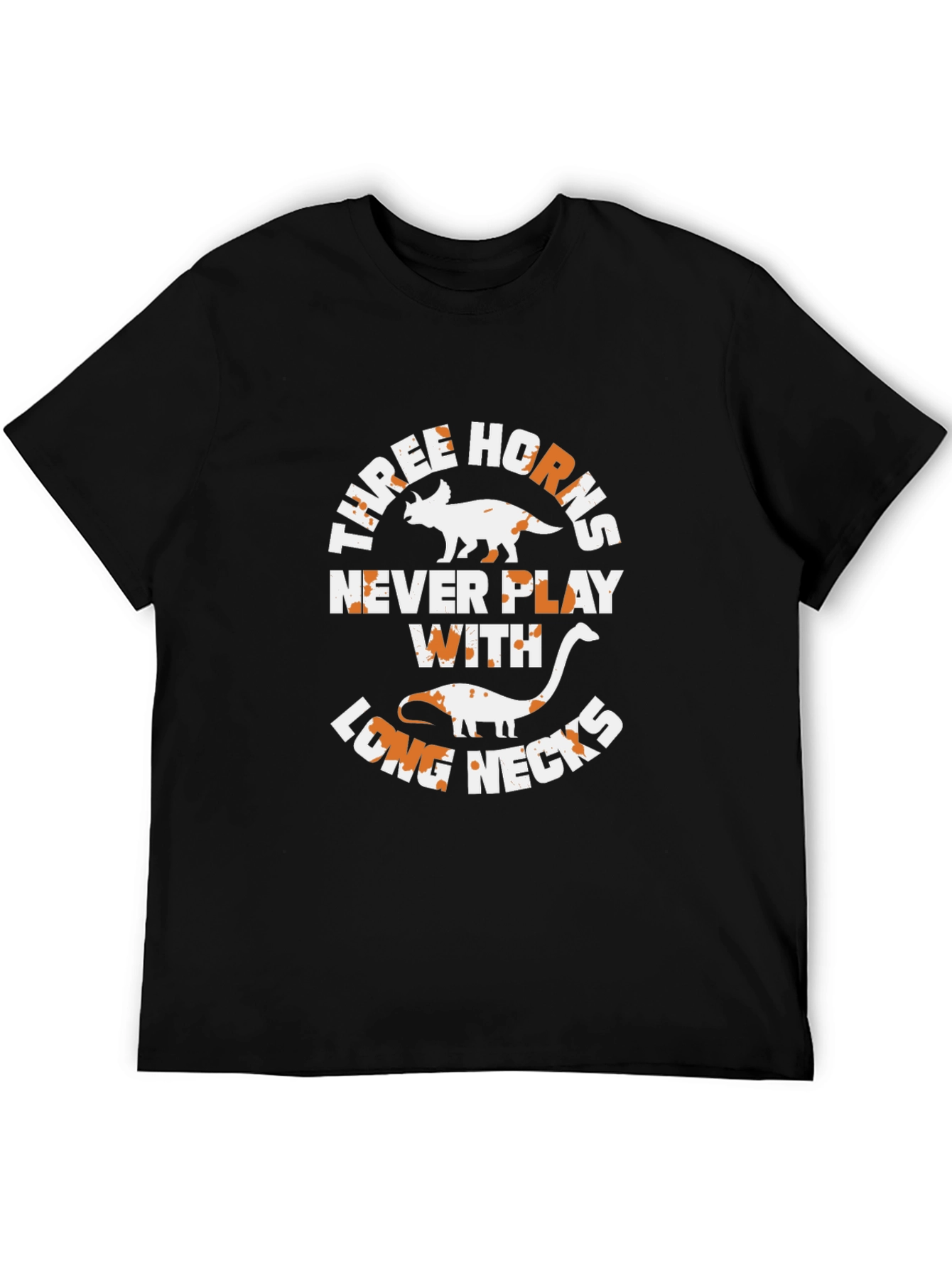 Dinosaur T-Shirt: Three Horns Long Necks Tee