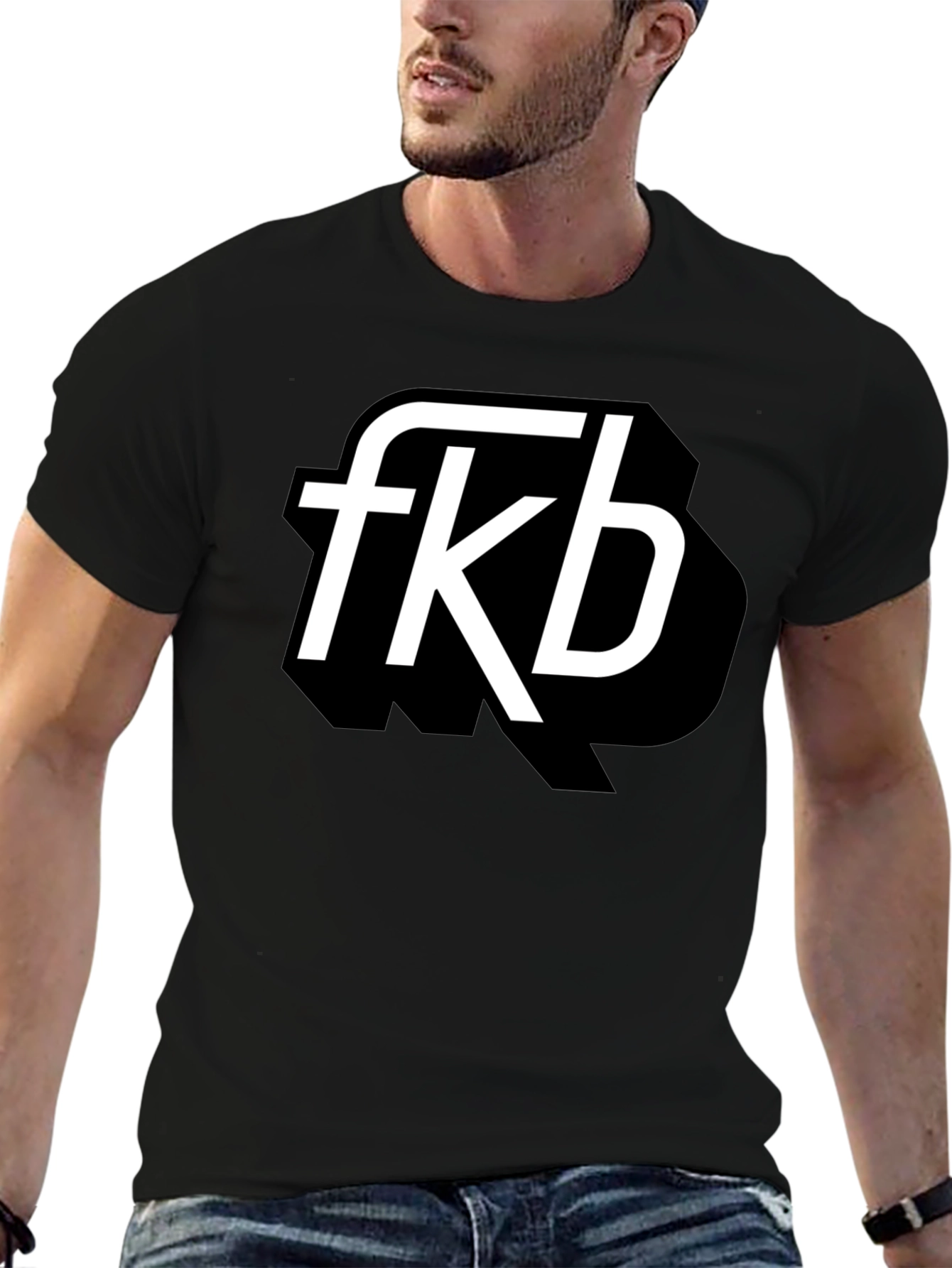 FKB Bold Graphic T-Shirt - Black