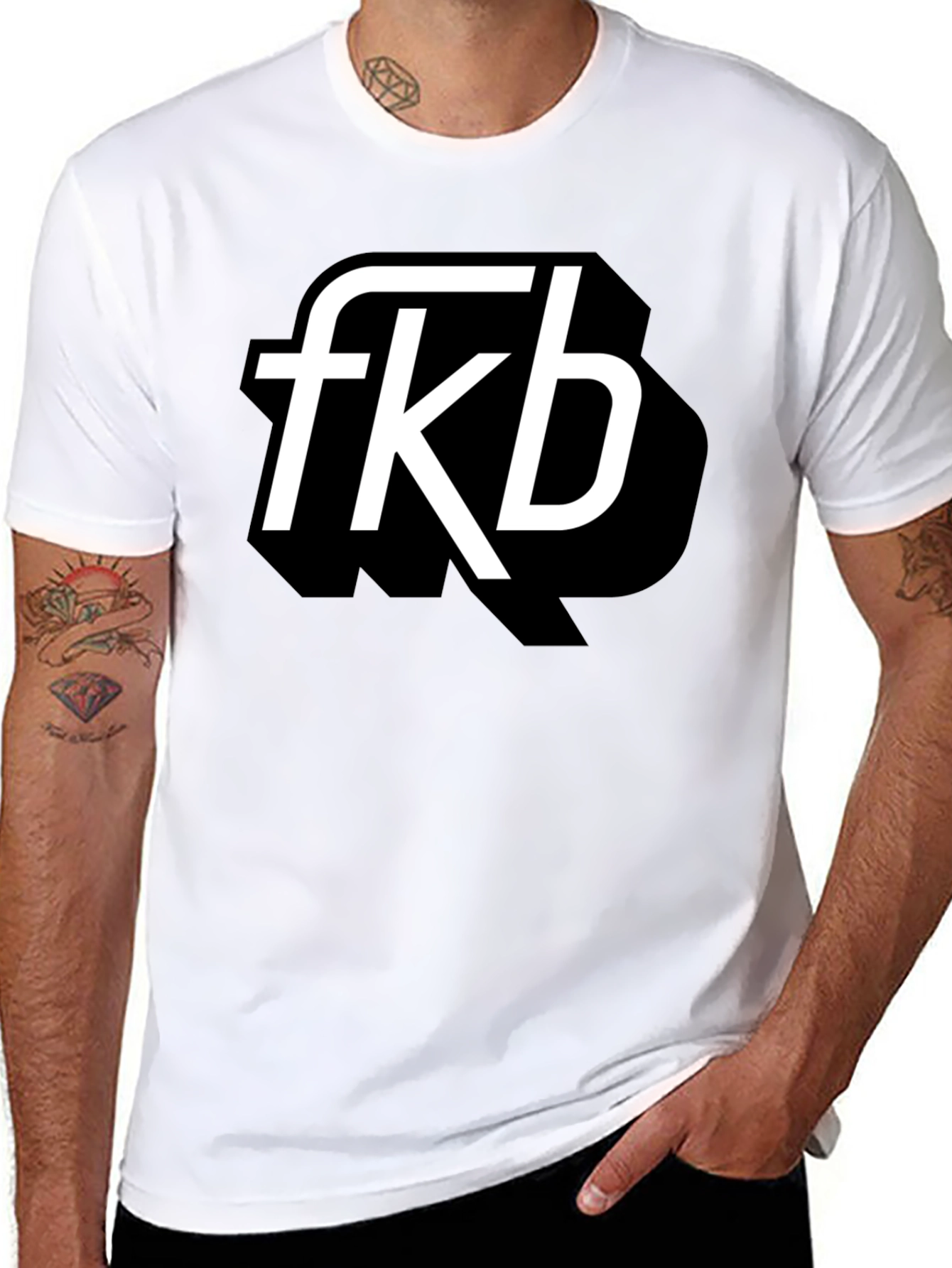 FKB Bold Graphic T-Shirt - Black