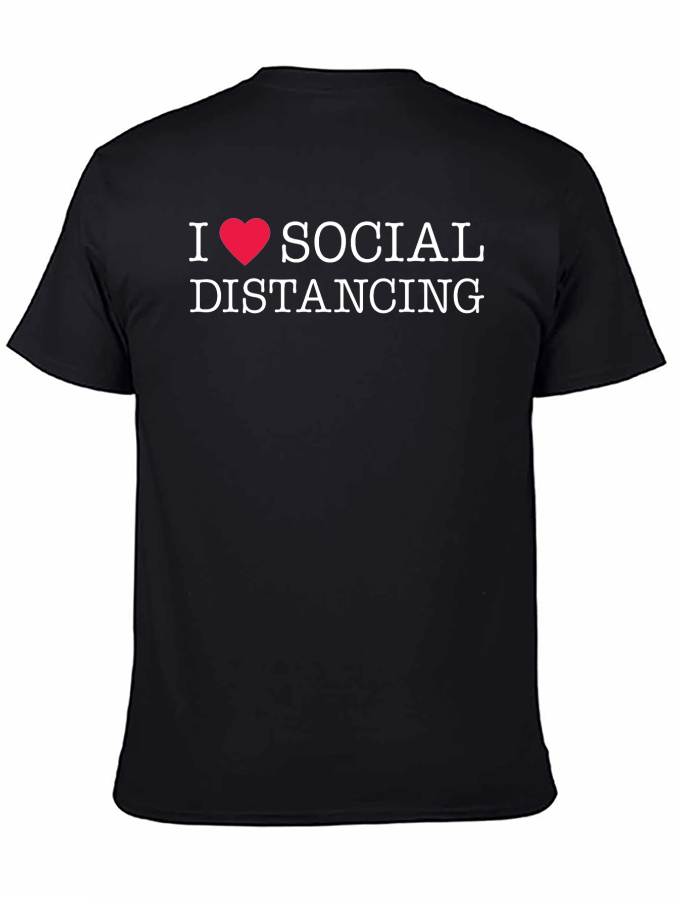 I Love Social Distancing Graphic Tee