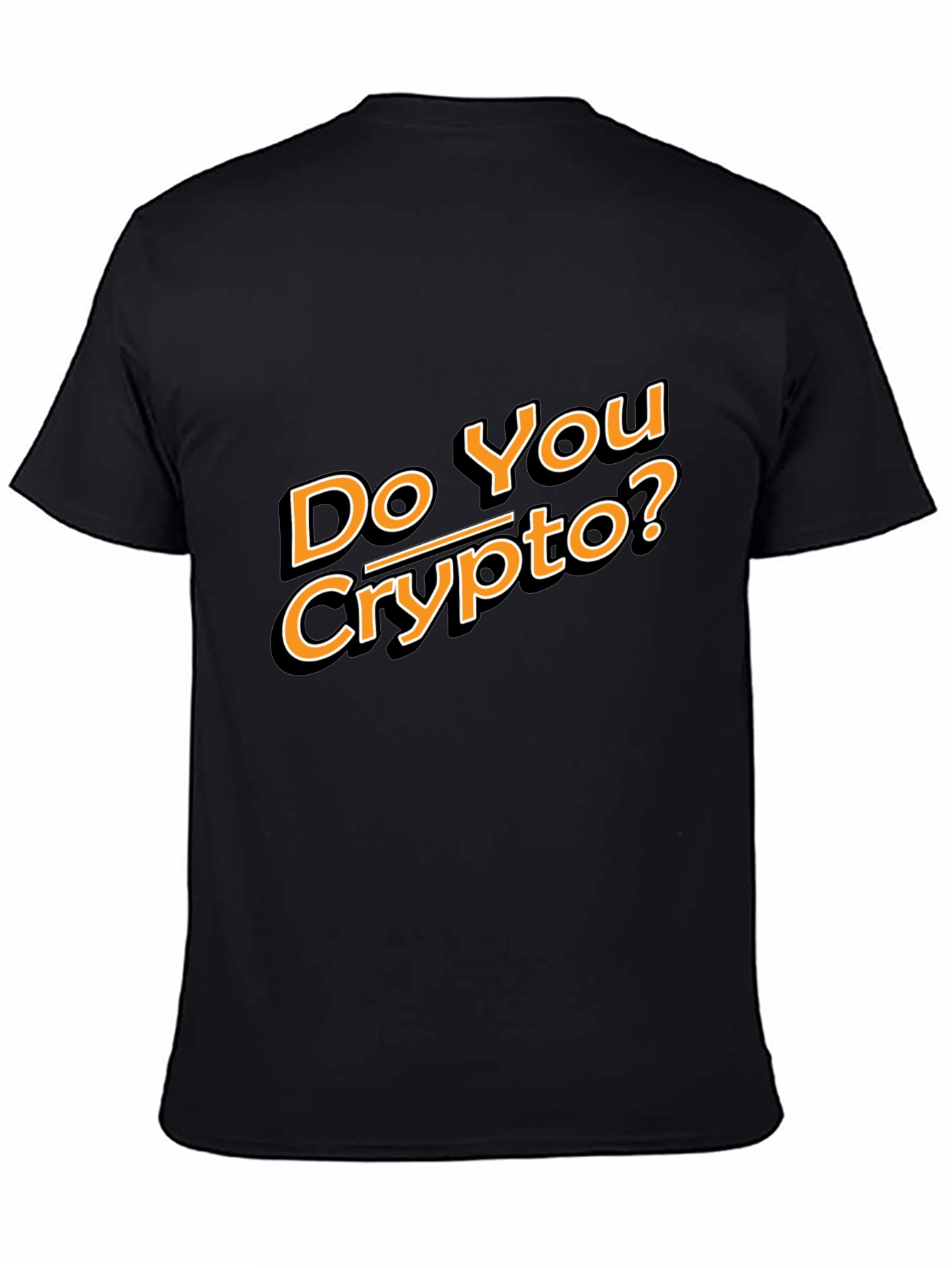 Do You Crypto? Black Cotton Tee