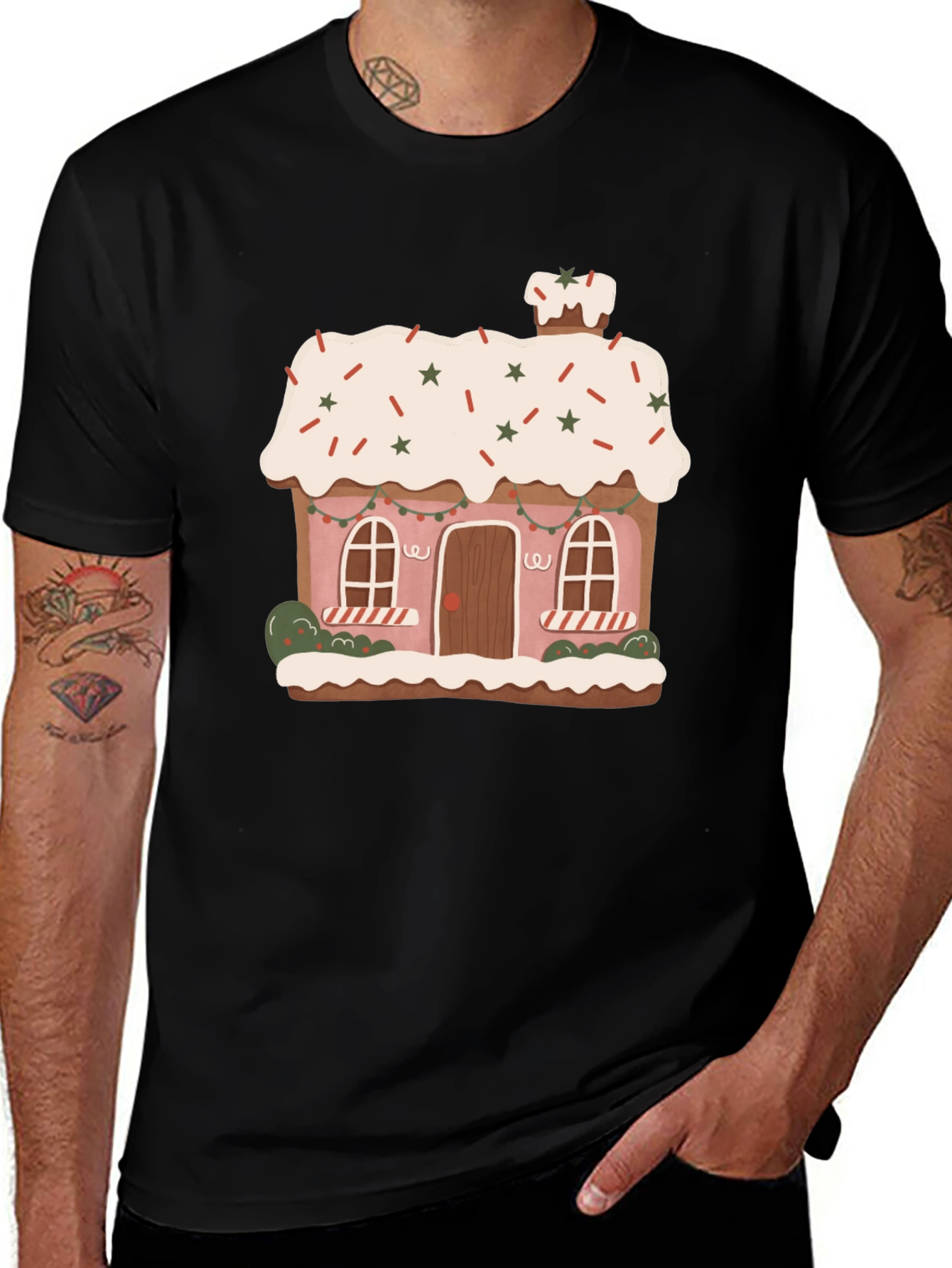 Gingerbread House T-Shirt - Holiday Cheer!