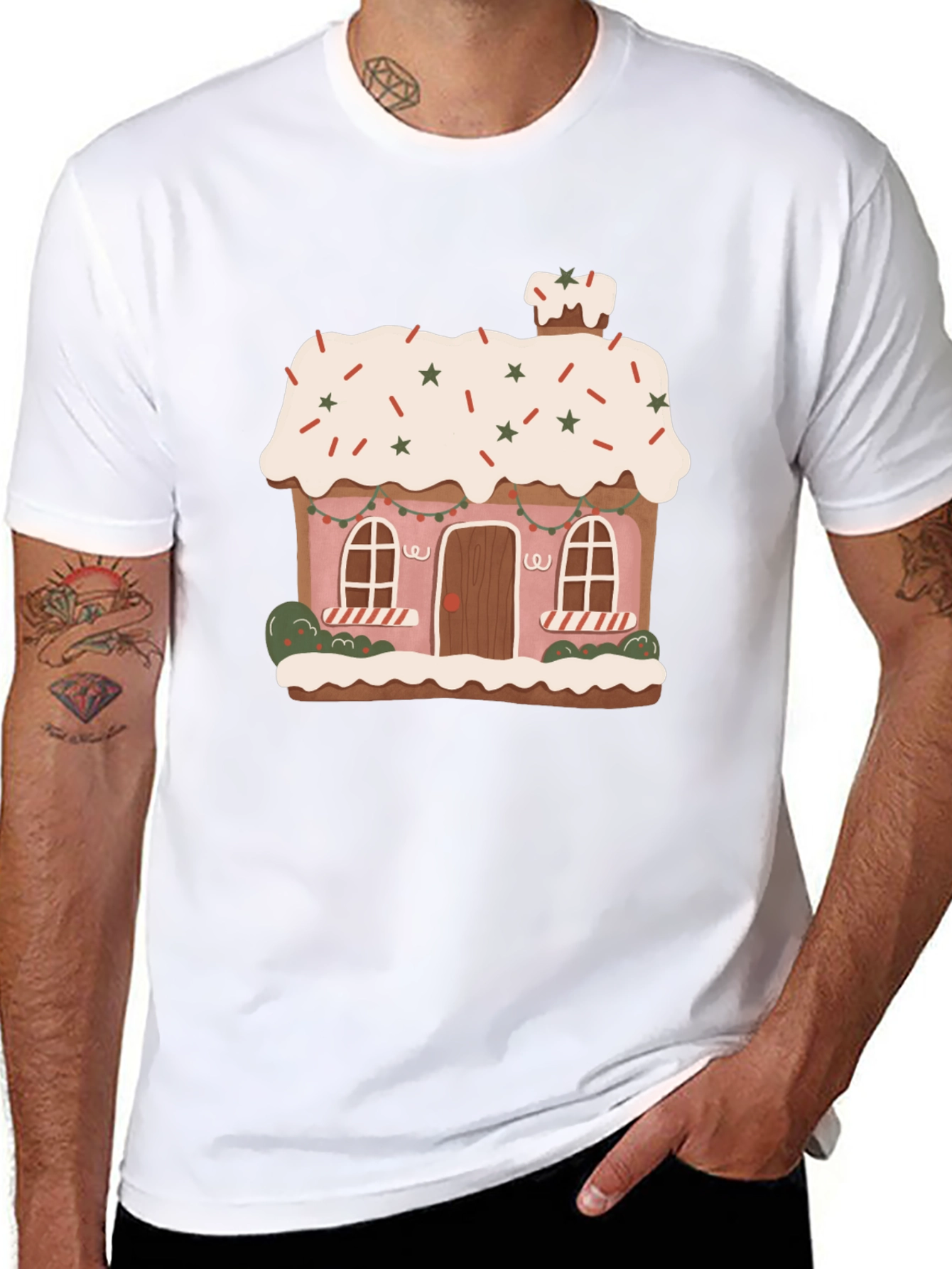 Gingerbread House T-Shirt - Holiday Cheer!