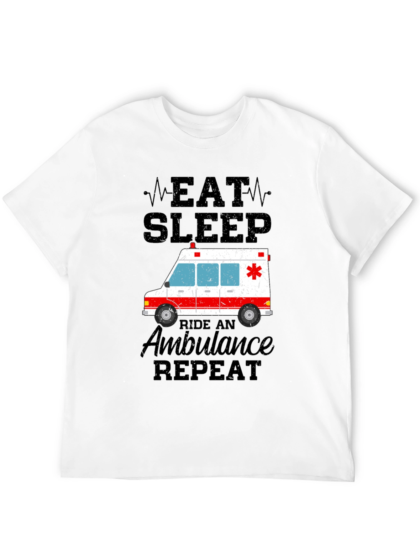 Eat Sleep Ride Ambulance Repeat T-Shirt
