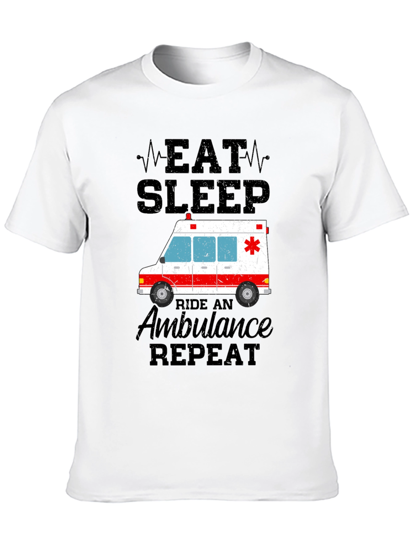 Eat Sleep Ride Ambulance Repeat T-Shirt