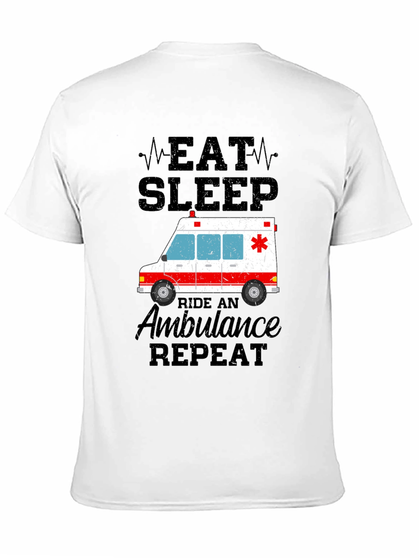Eat Sleep Ride Ambulance Repeat T-Shirt