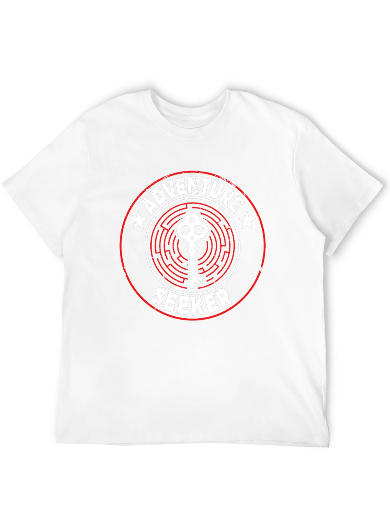 Adventure Seeker Graphic Tee - Maze Key Design