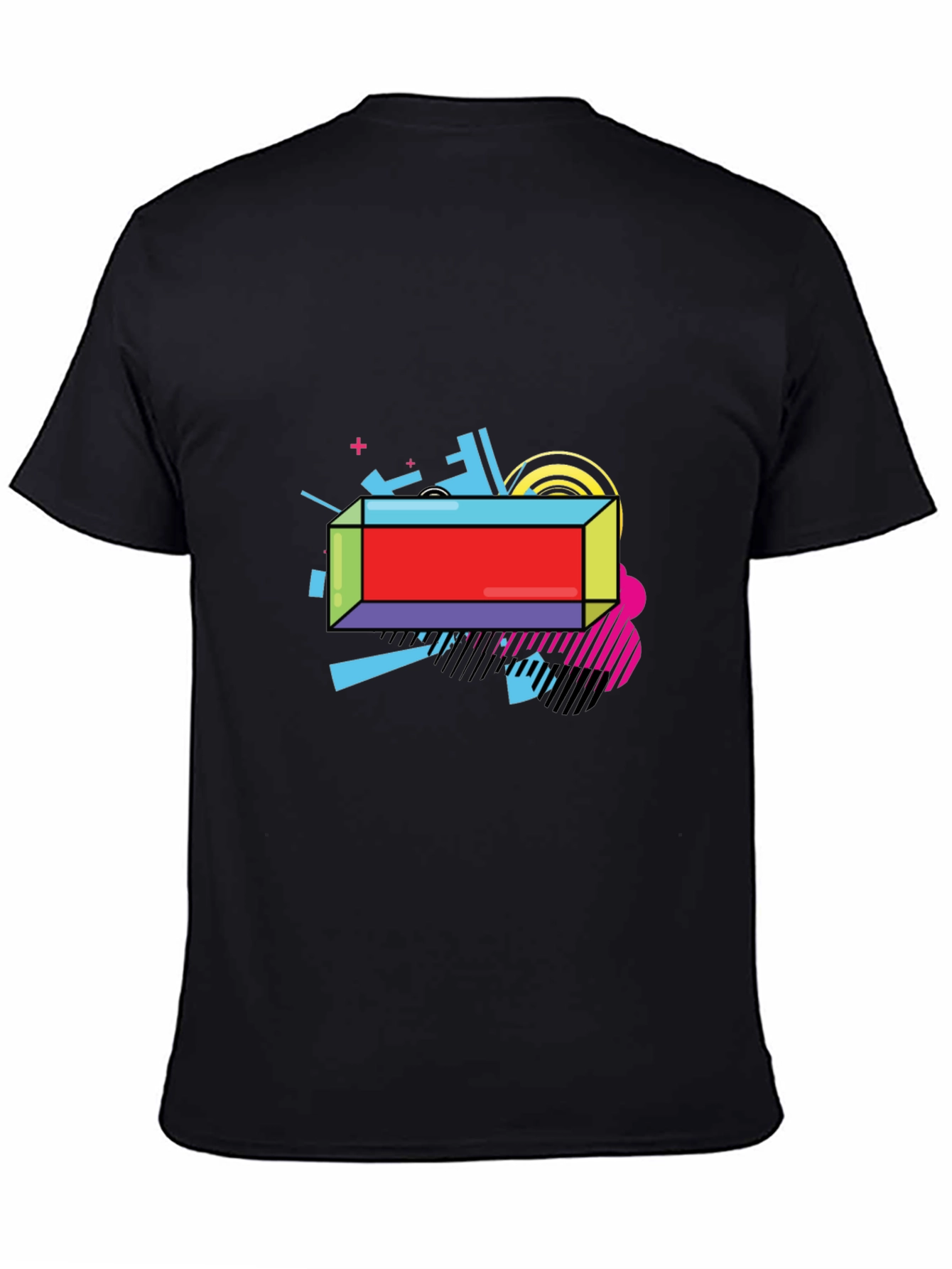 Retro Graphic Black T-Shirt