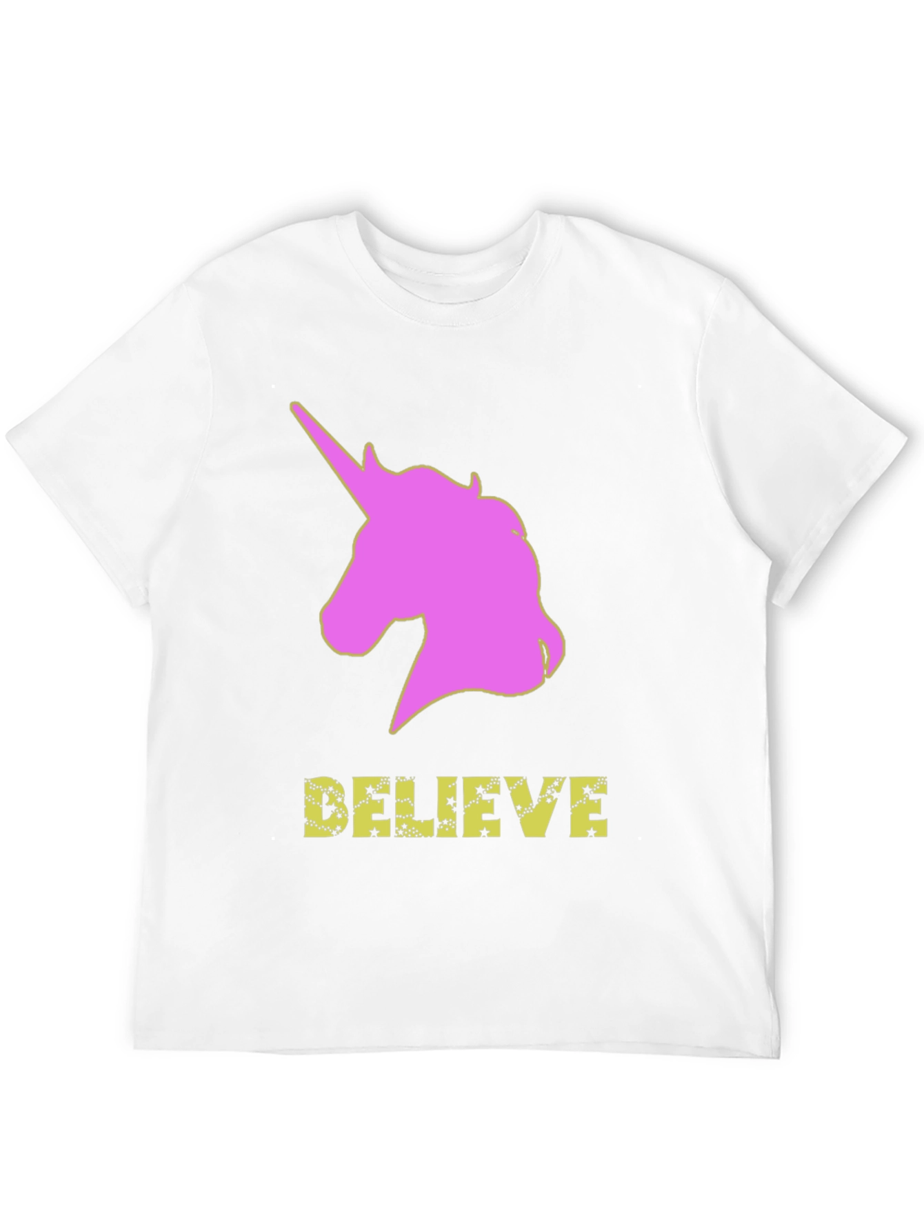 Unicorn Believe Graphic Tee - Black