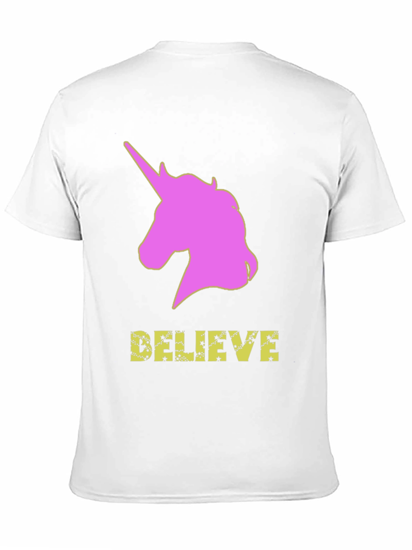 Unicorn Believe Graphic Tee - Black